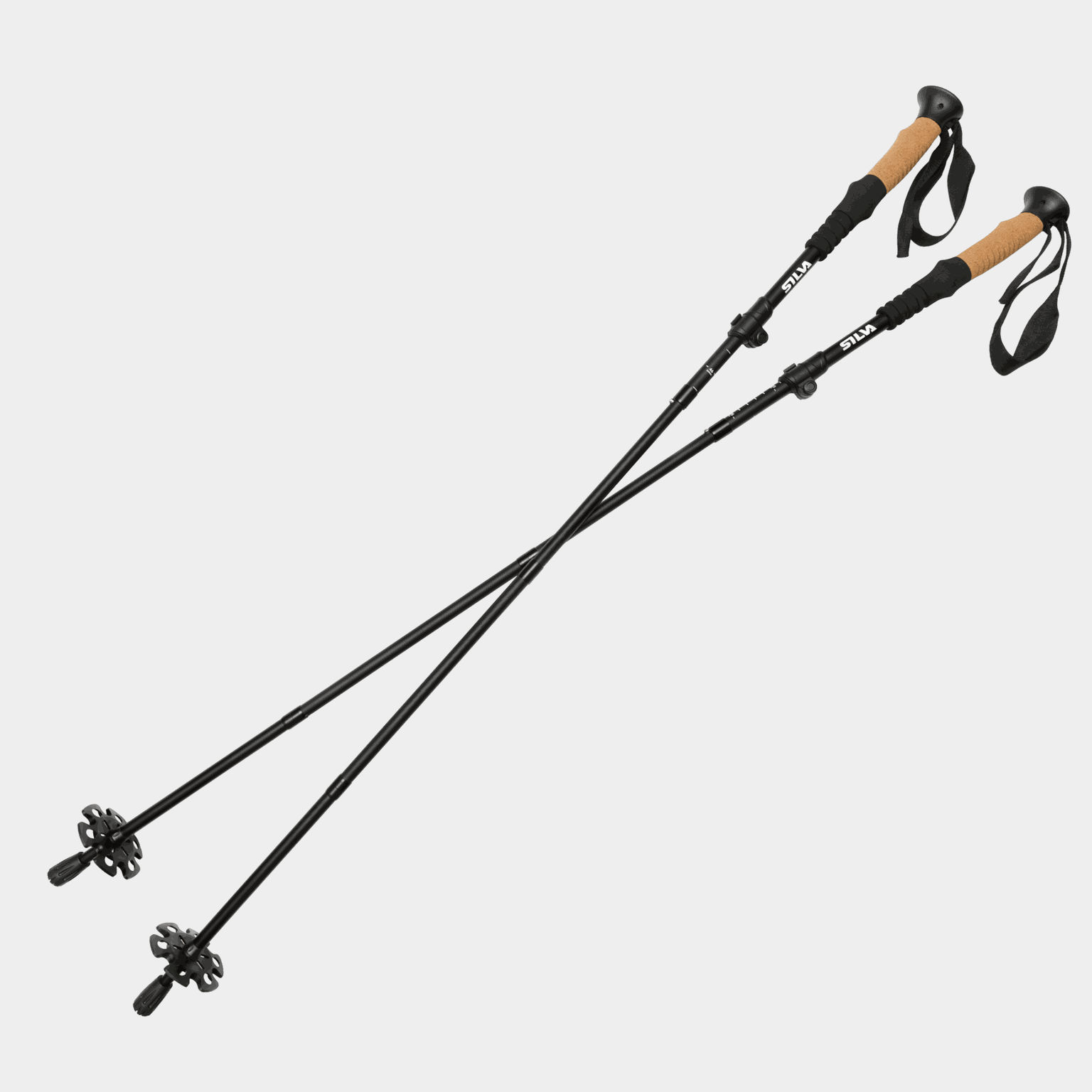 Trekking Poles Aluminum Z-fold, gåstaver -