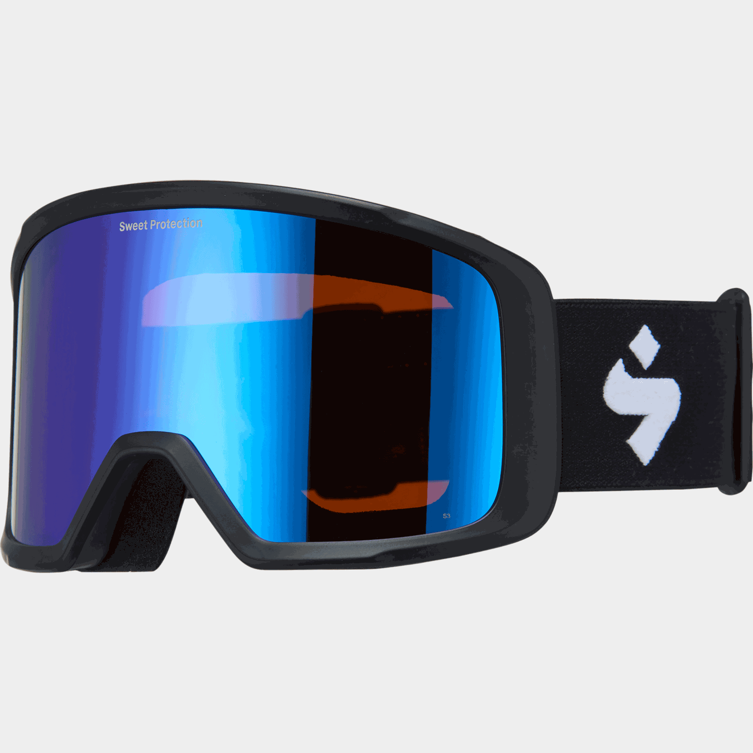 Óculos de esqui Firewall 24/25, óculos de esqui, óculos de snowboard, unissex - preto