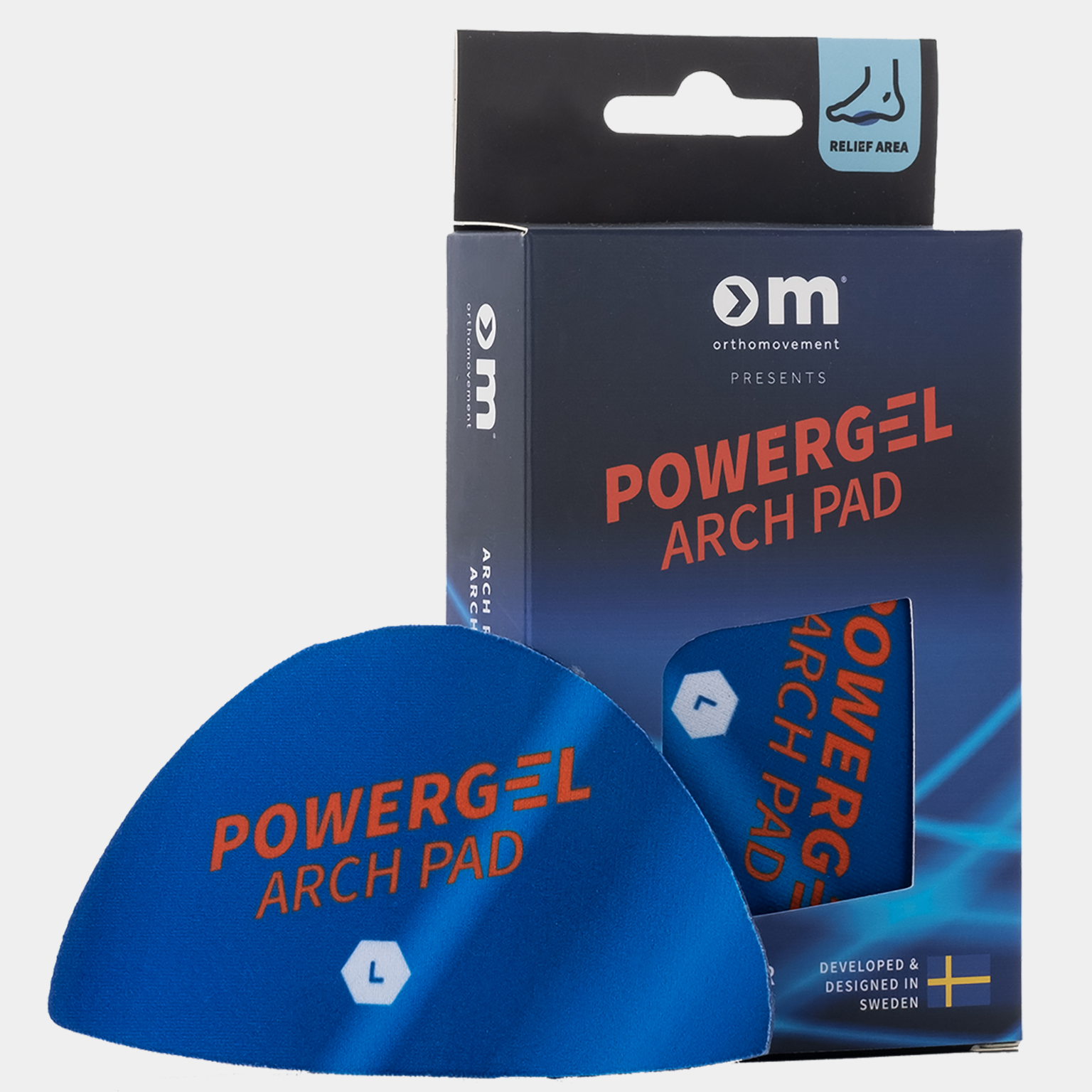  O wkładce Powergel Arch Support Pad – Plain Blue
