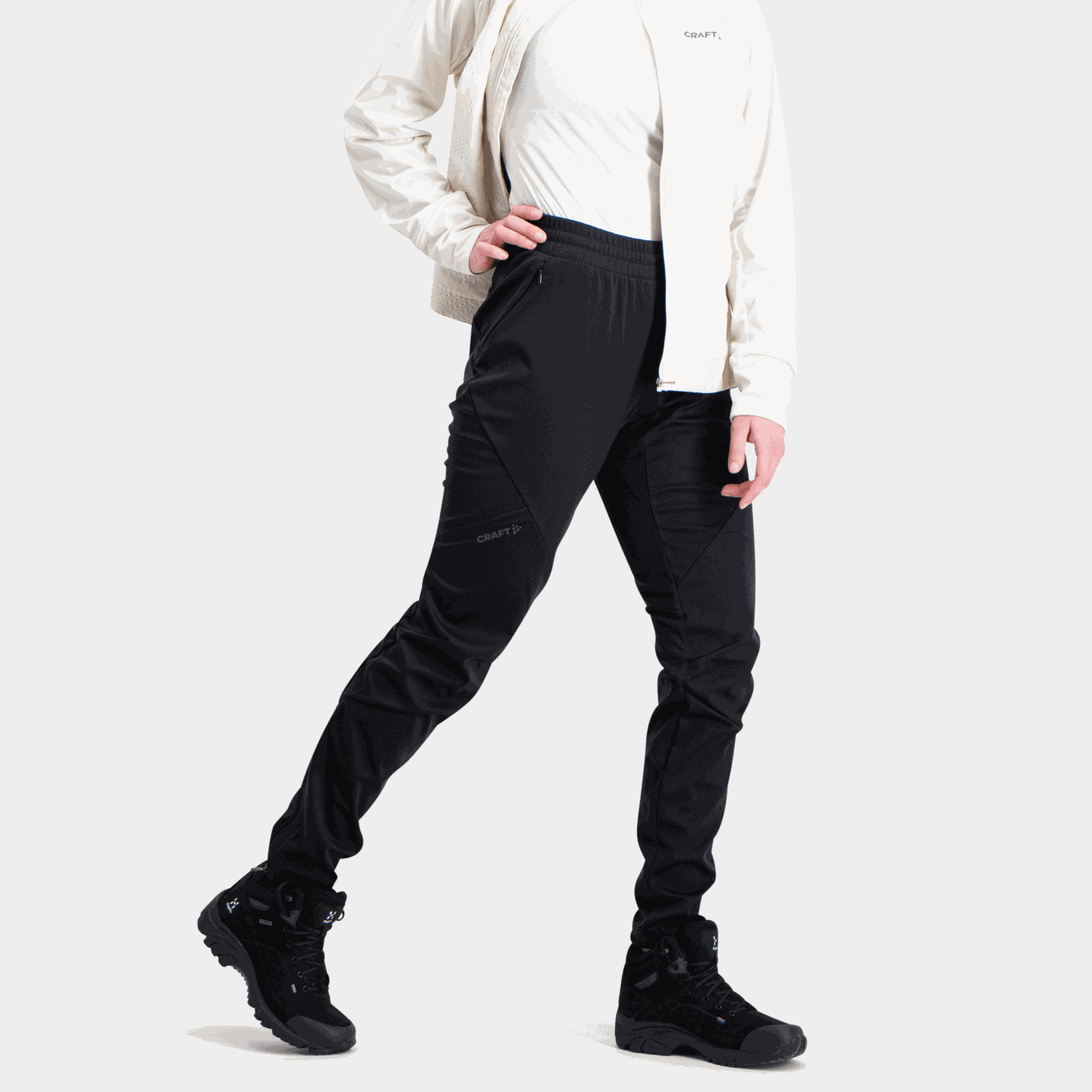 Core Nordic Pace Pants 24/25, treningsbukse, dame - Svart