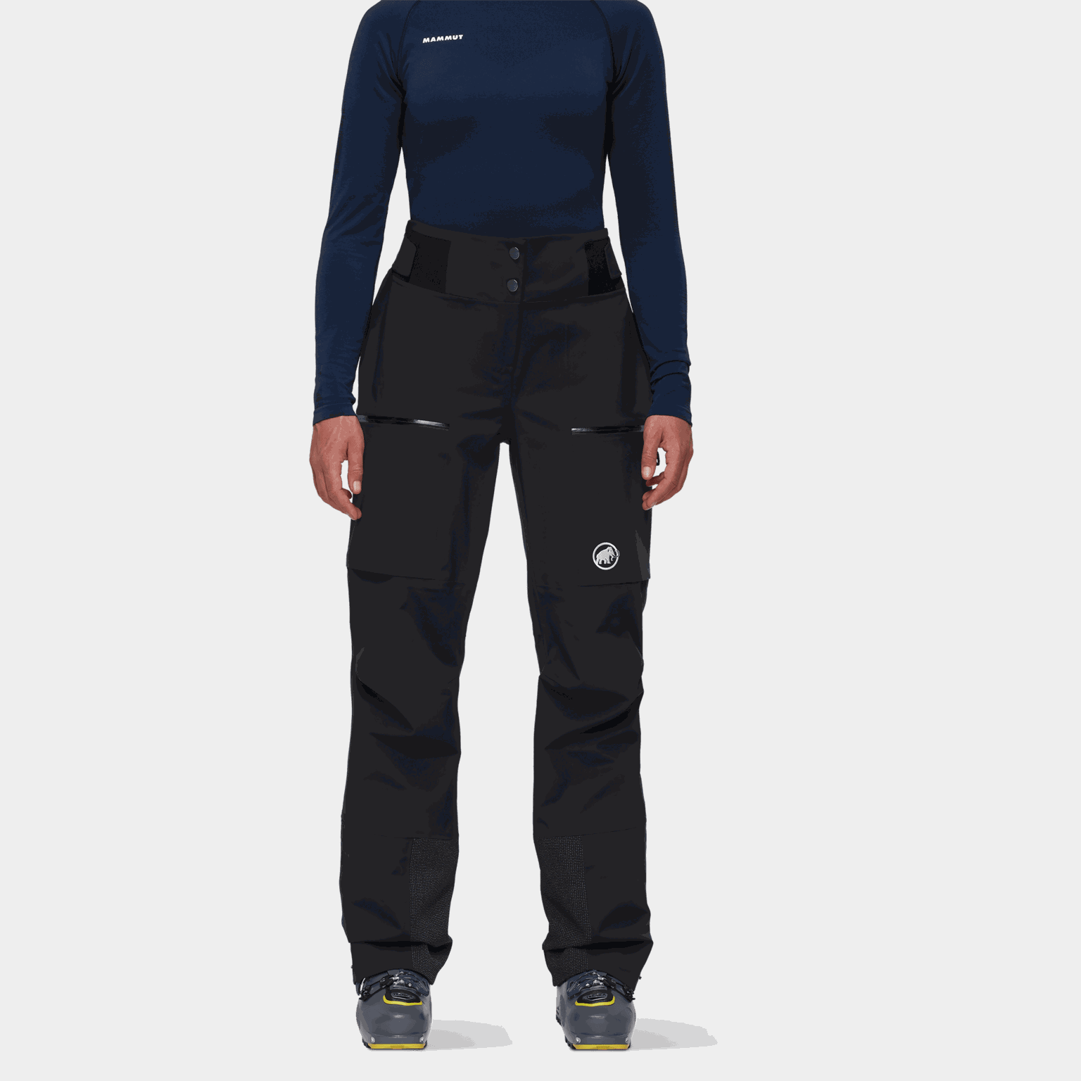  Spodnie narciarskie i snowboardowe damskie Alpine Stoney HS 24/25 – czarne