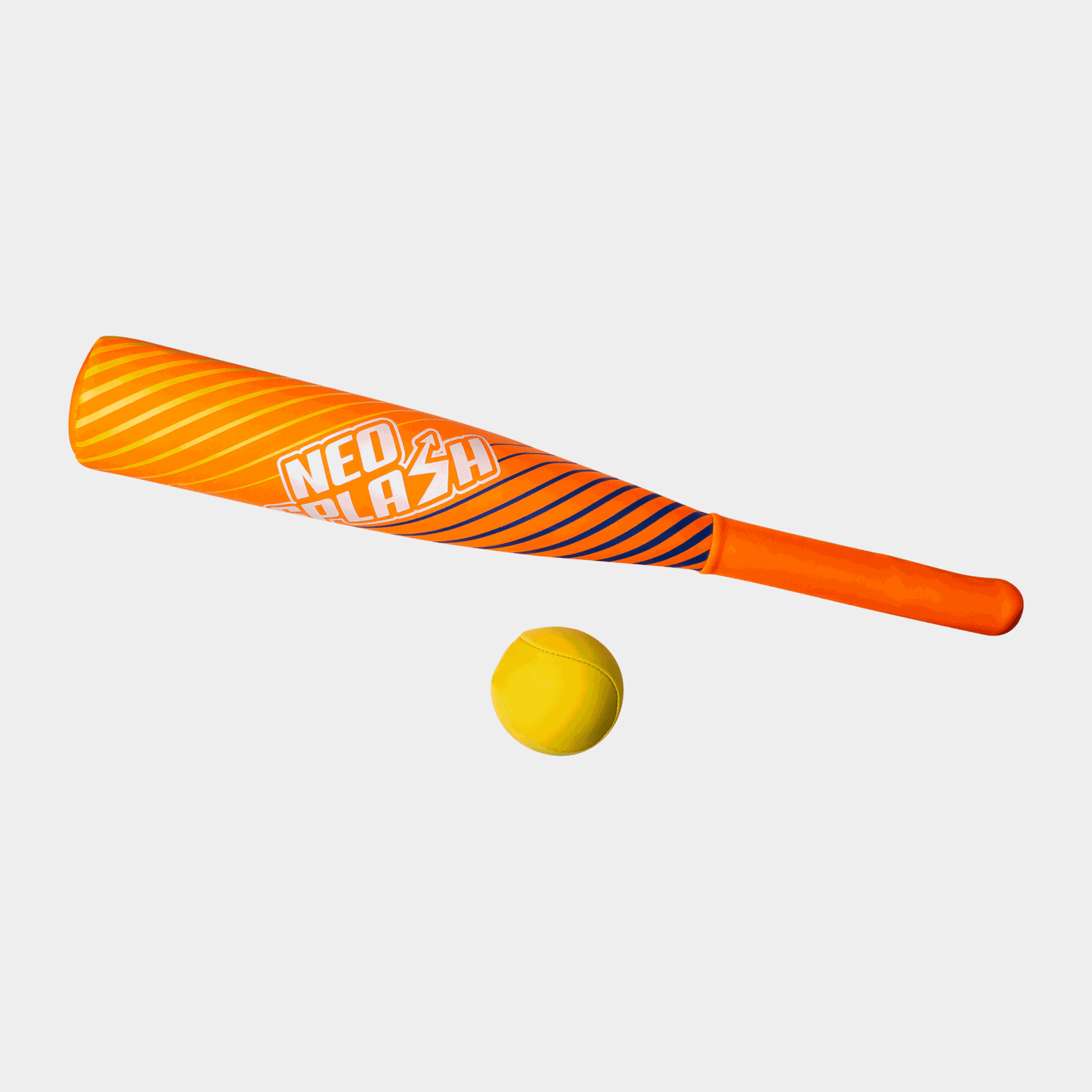 Neoprene Baseball Bat Set, baseball-sett til strandlek - Oransje