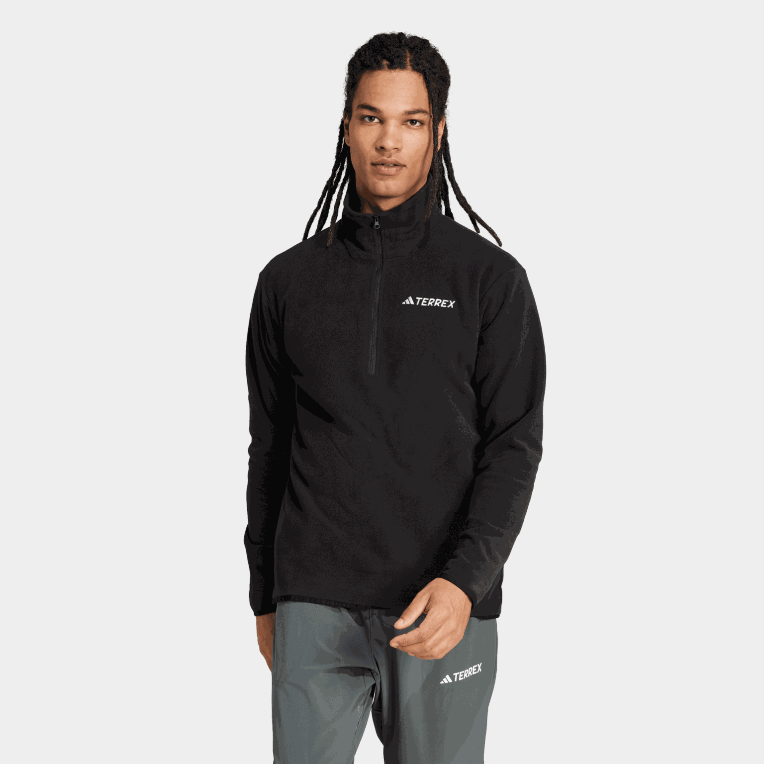  Veste polaire à demi-zip Multi Essentials, pull polaire, homme