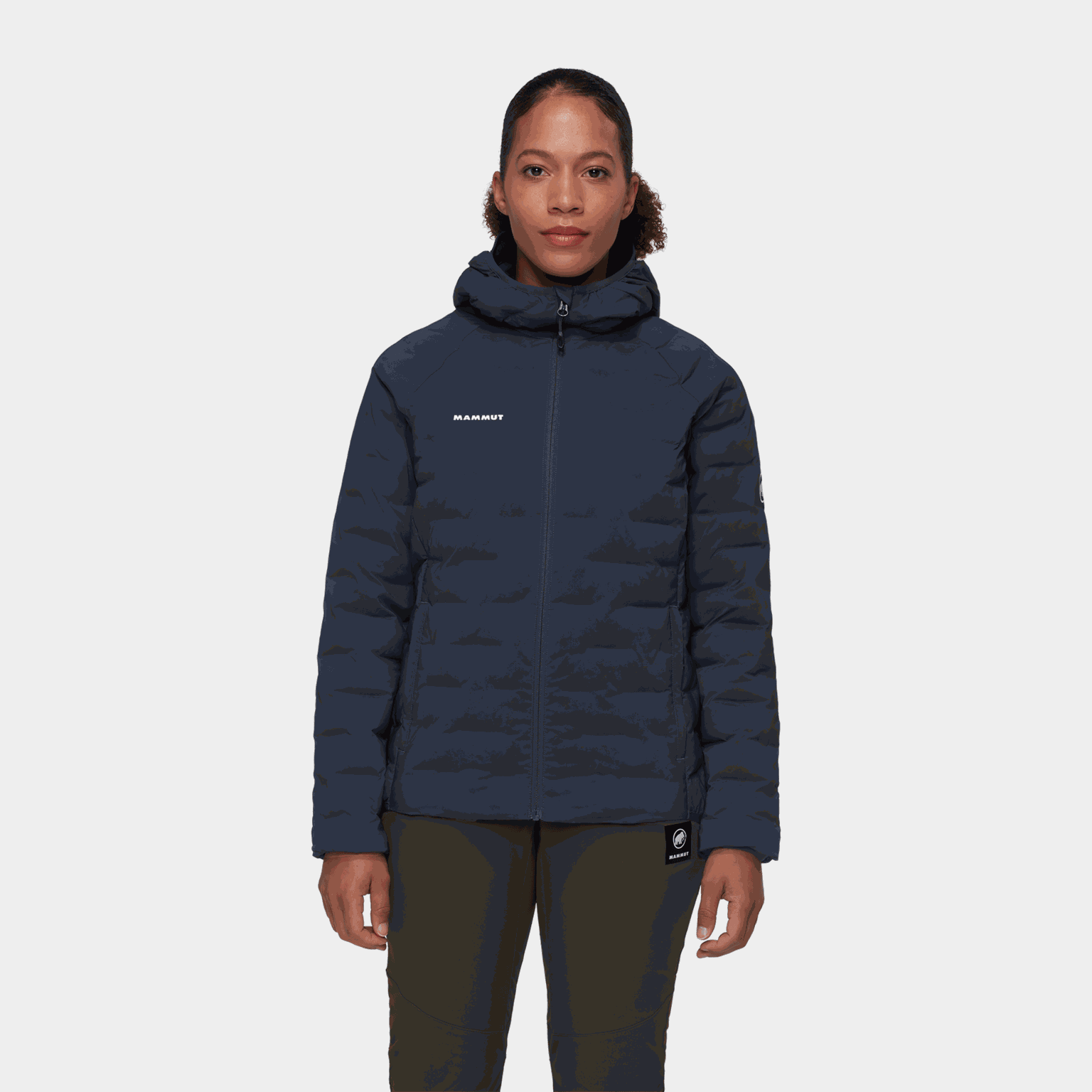 Sender capuchonjas voor dames - blauw