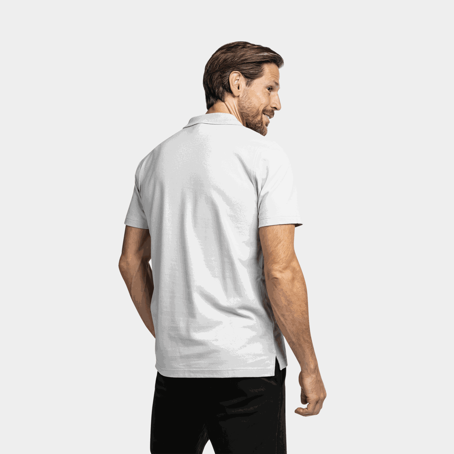  Essential piqué-T-shirt voor heren