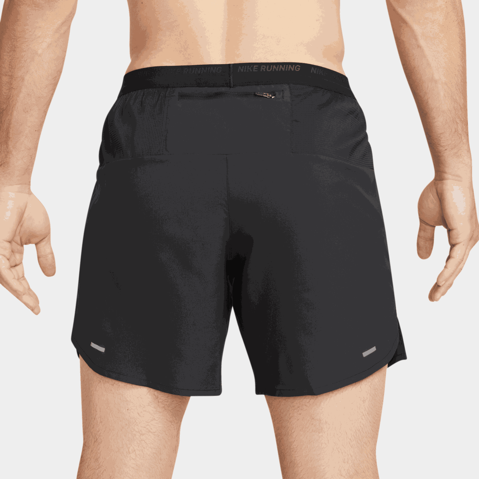  Męskie spodenki do biegania Dri-FIT Stride BF 7 cali – czarne
