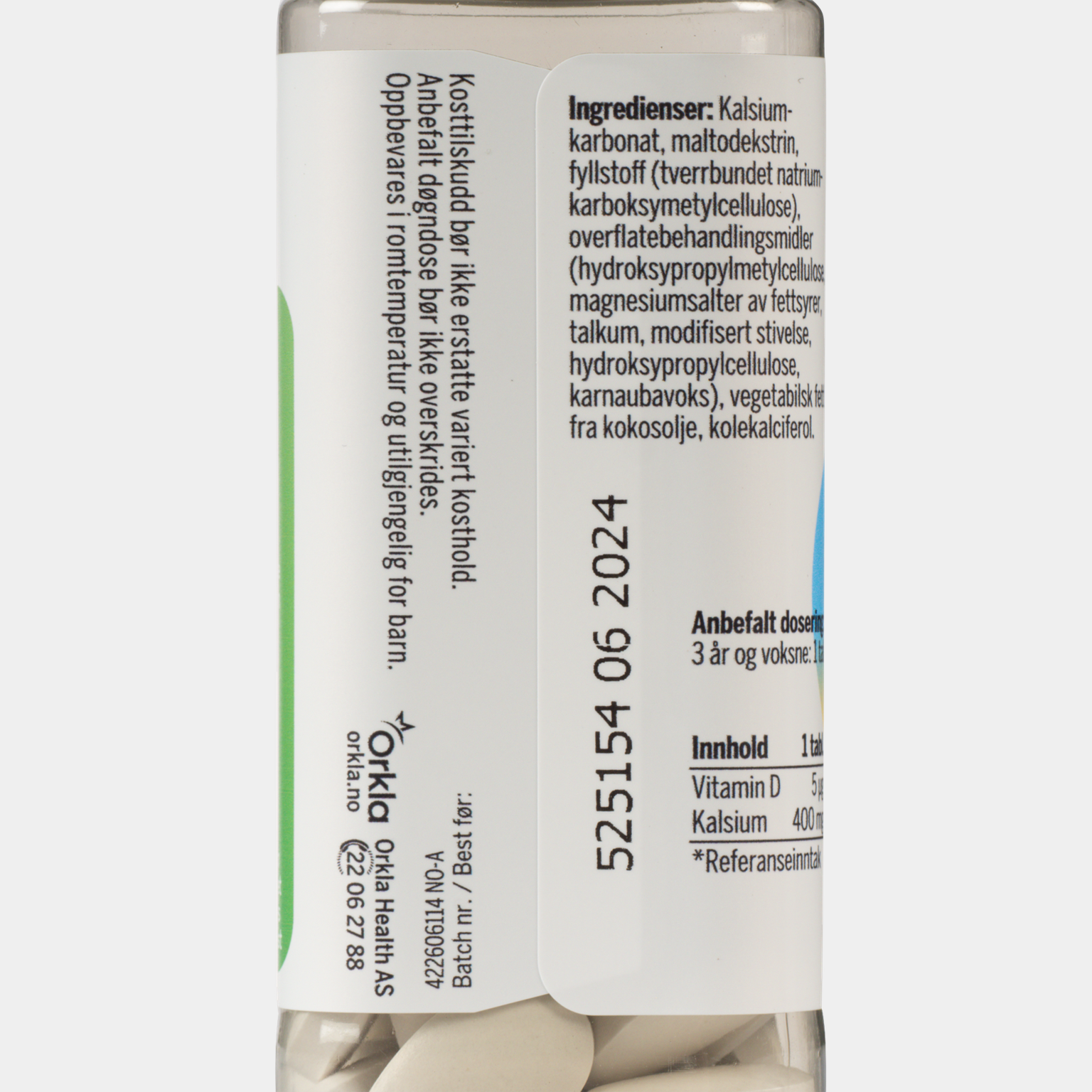 Collett Wapń + Witamina D 80, Suplement diety -