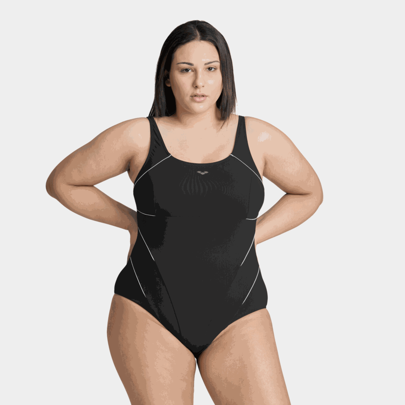 Maillot de bain une pièce Jewel One Piece Plus R, Femme - Noir