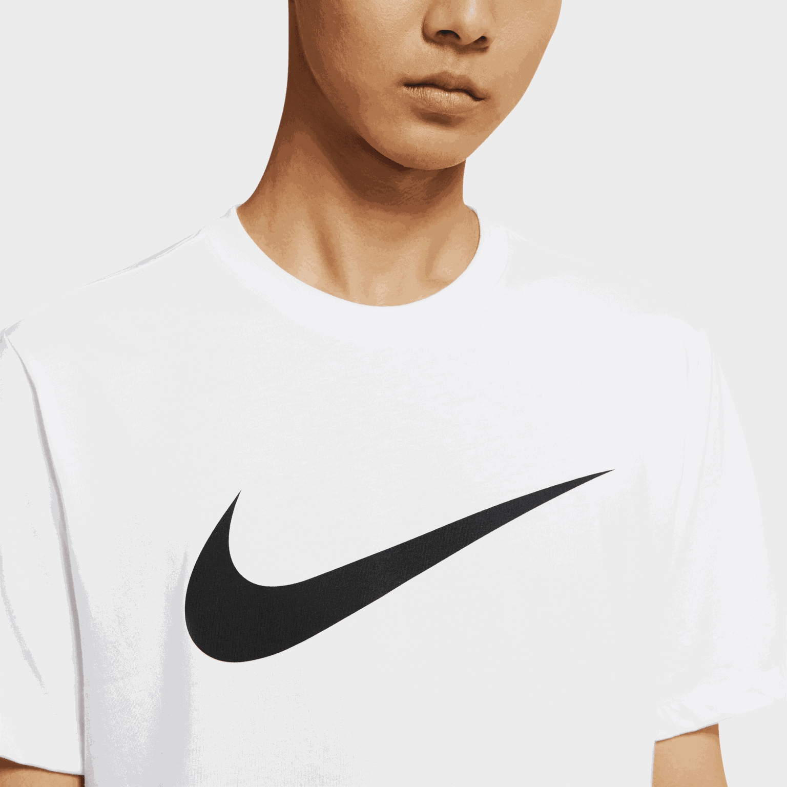  Męska koszulka Icon Swoosh, biała