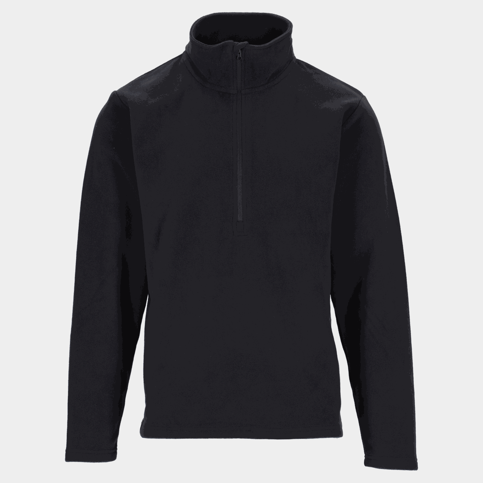  Herentrui met rits van gerecycled fleece, model Tind