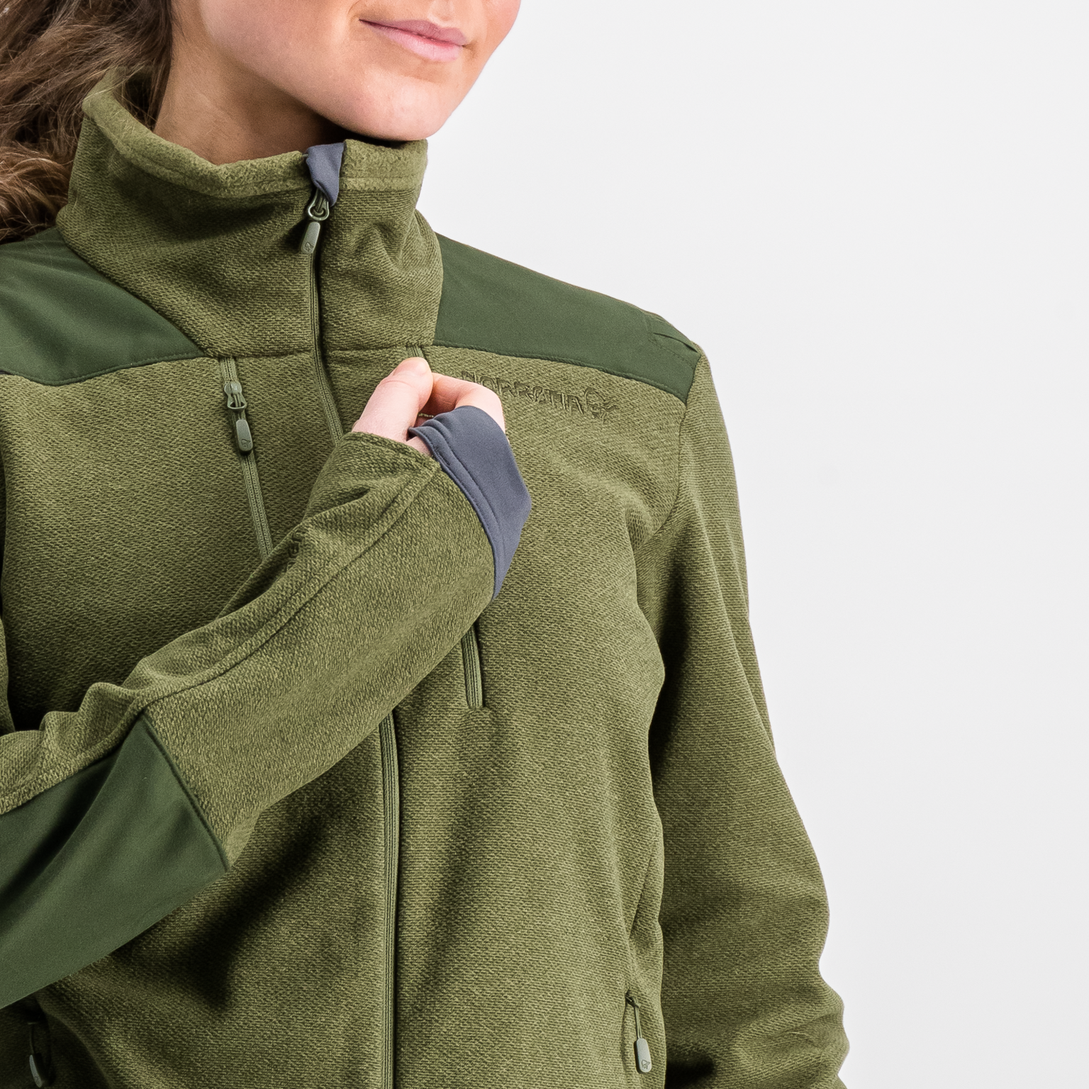  Jaqueta Finnskogen Warm1, jaqueta de lã, unissex - verde