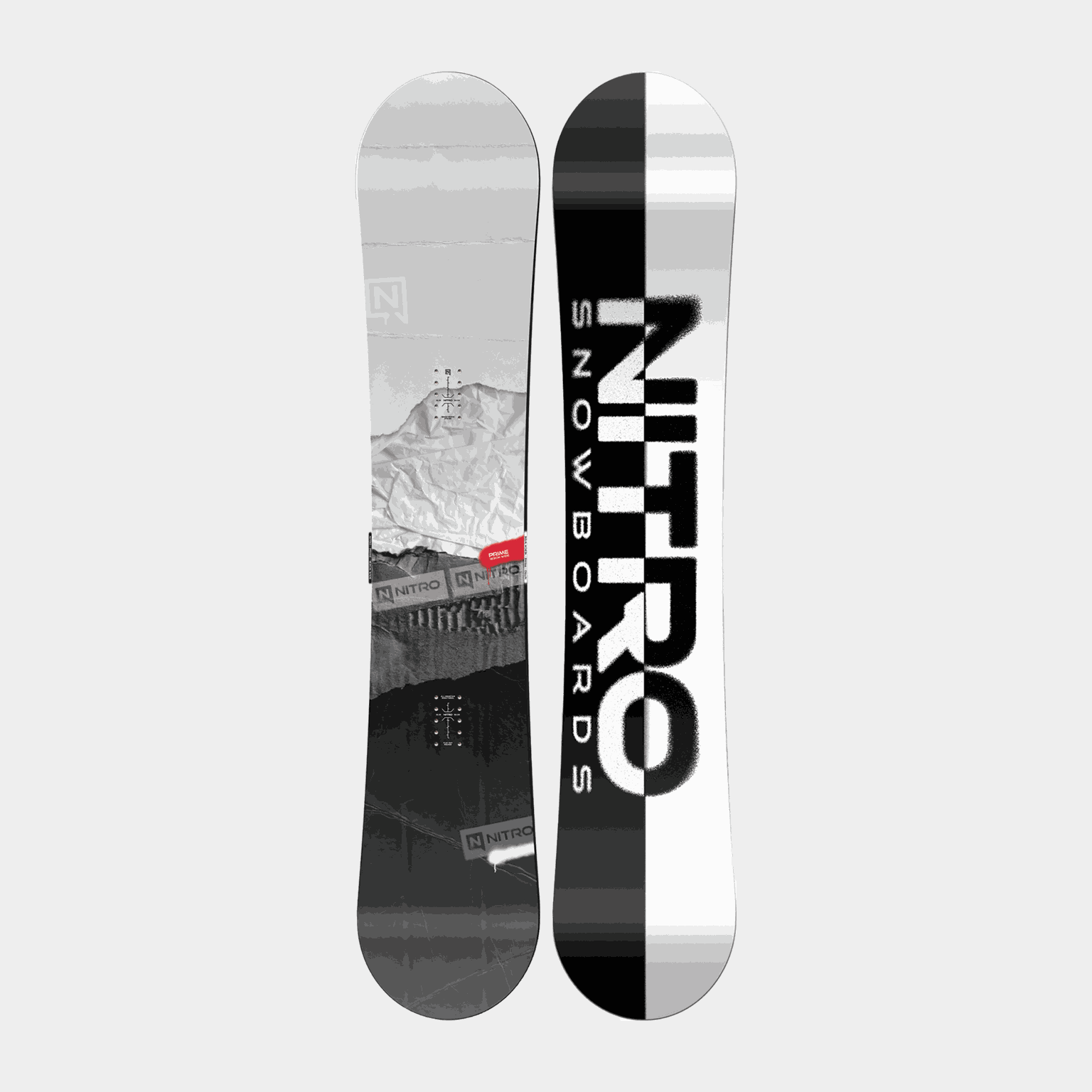  Prancha de snowboard masculina Prime Raw Wide 24/25 - multicolorida