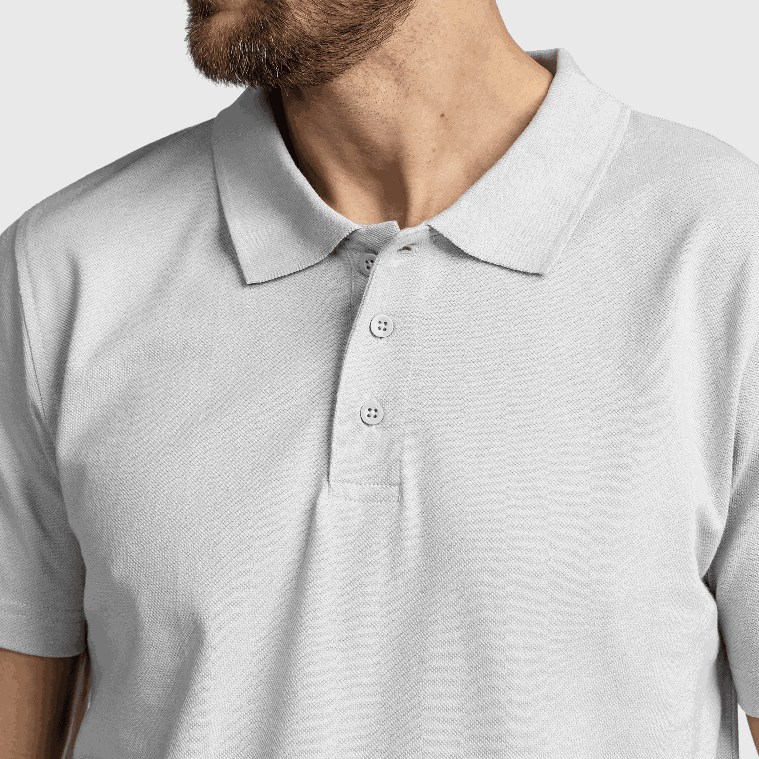  Essential piqué-T-shirt voor heren