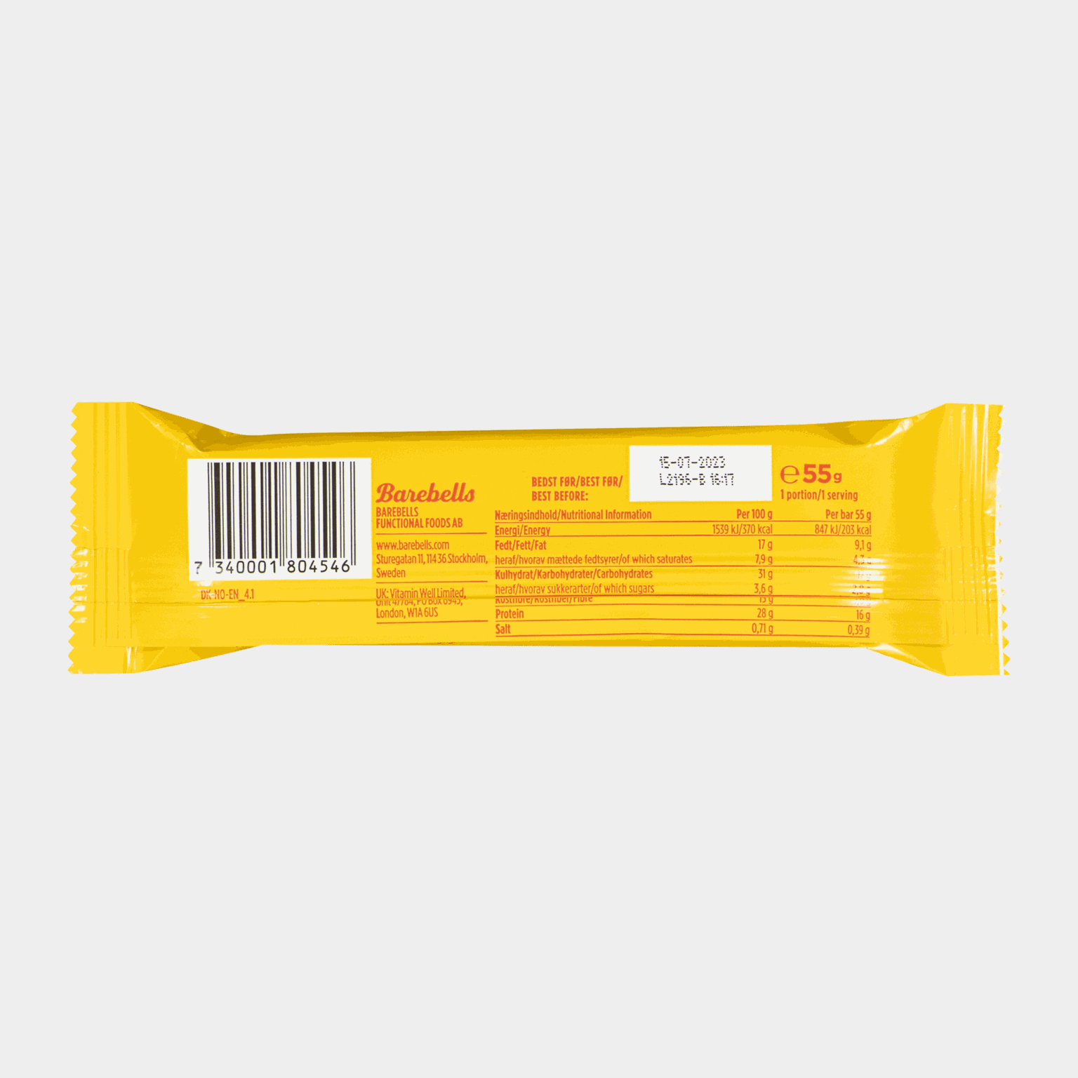Barebells Soft Bar – karamell és csokoládé ízű fehérjeszelet