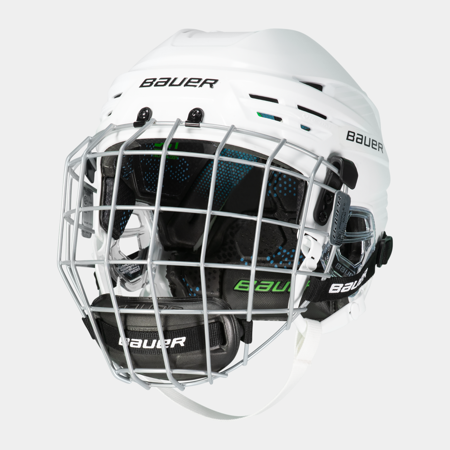  Bauer Re-Akt 85 hockeyhelm, maat 23/24, unisex.