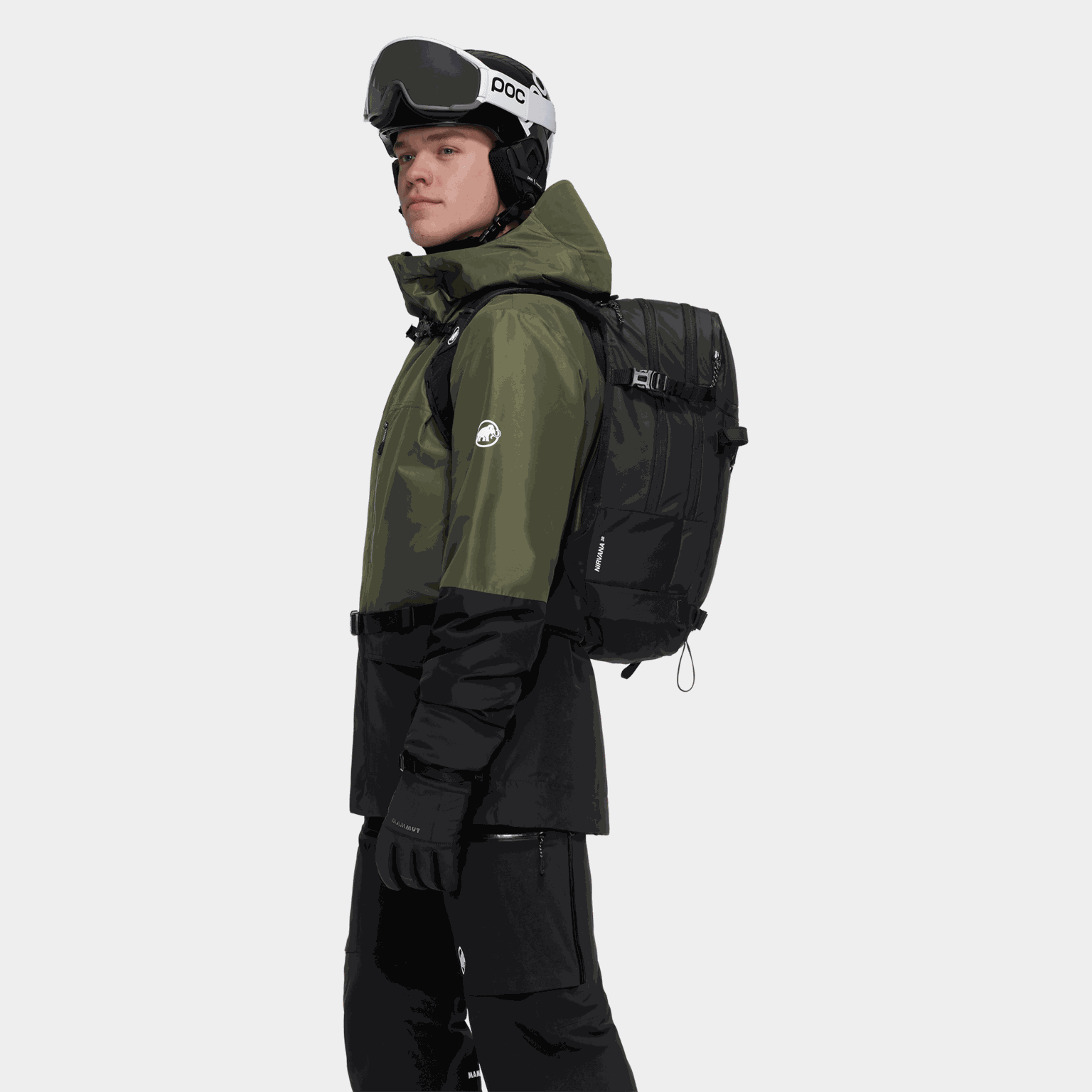 Backpack Nirvana 28 24/25, topptursekk, unisex - Svart