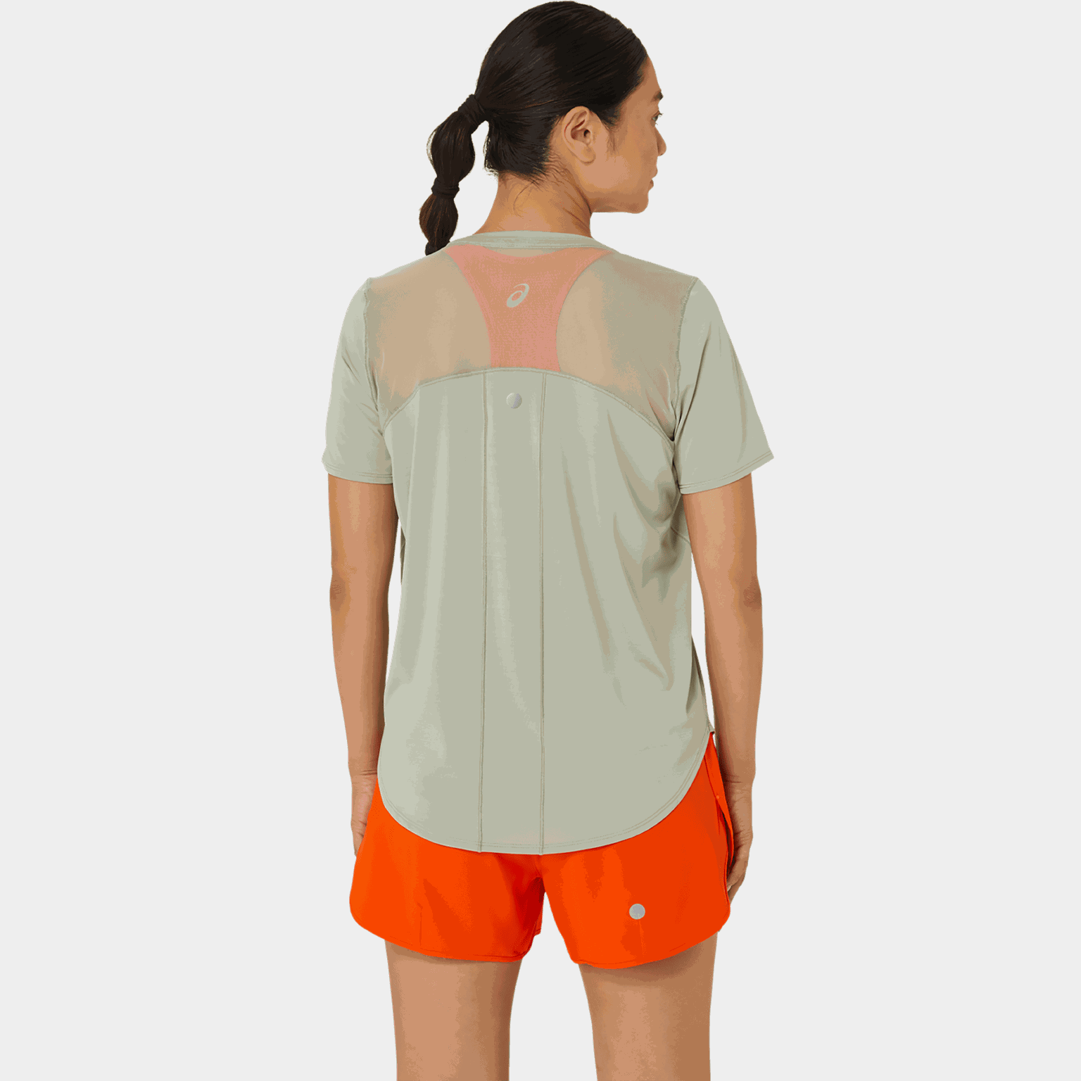 Road Short Sleeve Top, t-skjorte, dame - Grå