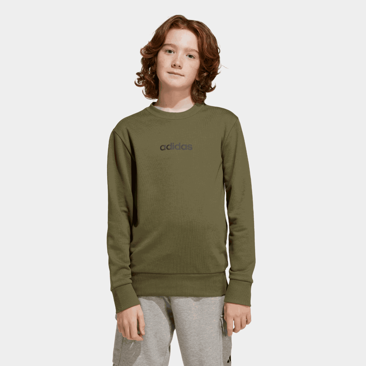  Essentials Crewneck Sweatshirt, Kindermaat – Zwart