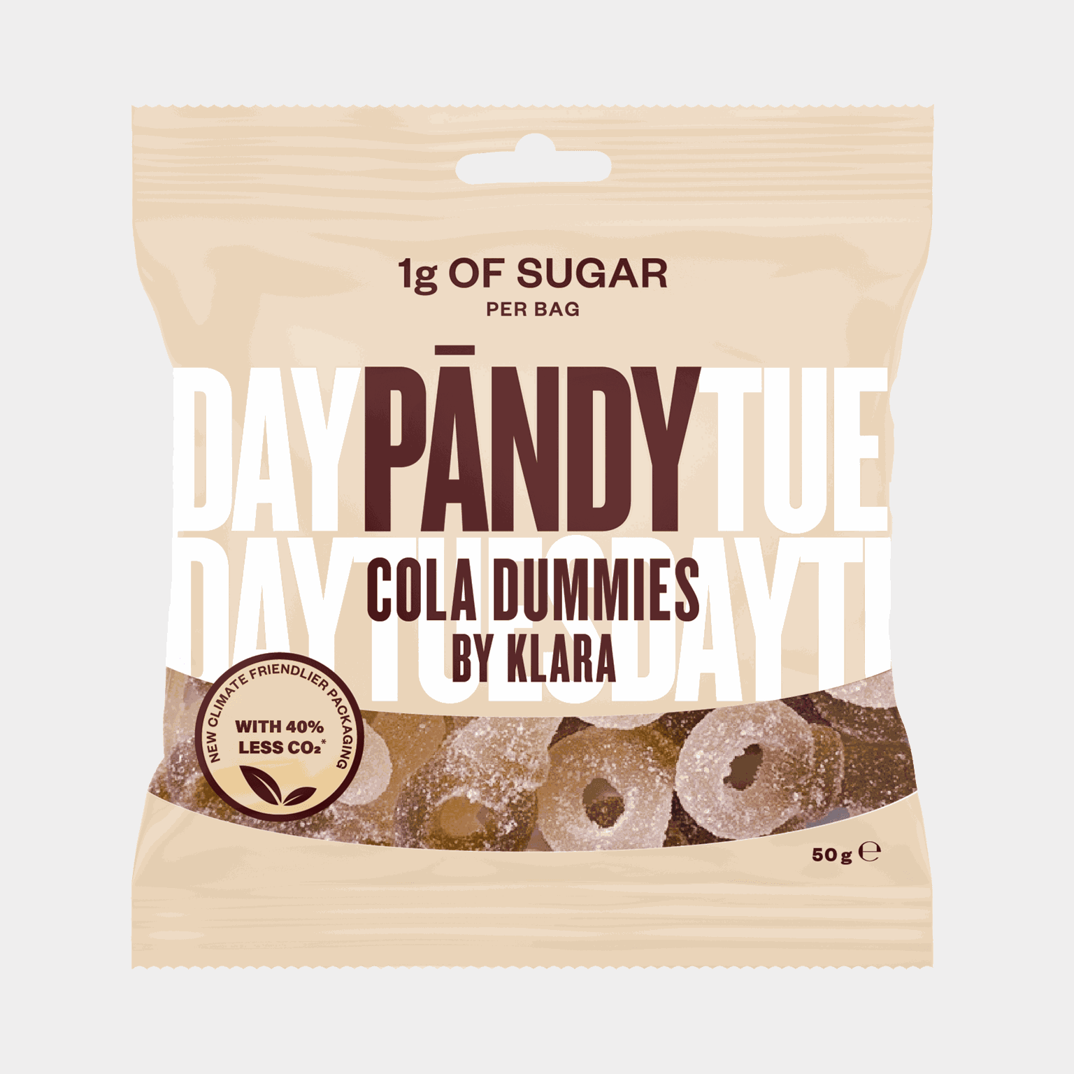 Pandy-snoepjes 50 g (Klara's Cola Dummies), snoepjes met fruitsmaak -