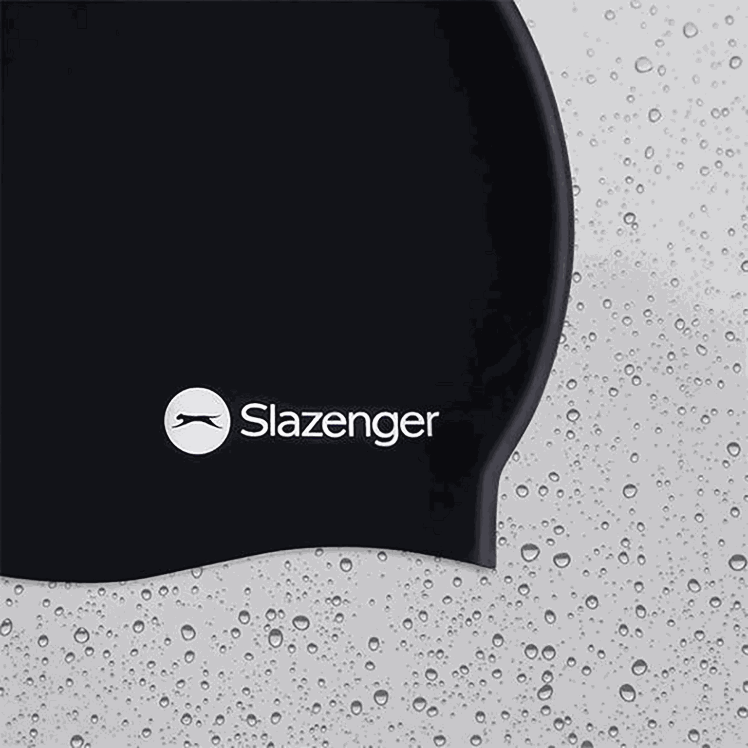 Silicone Cap, badehette, unisex - Svart