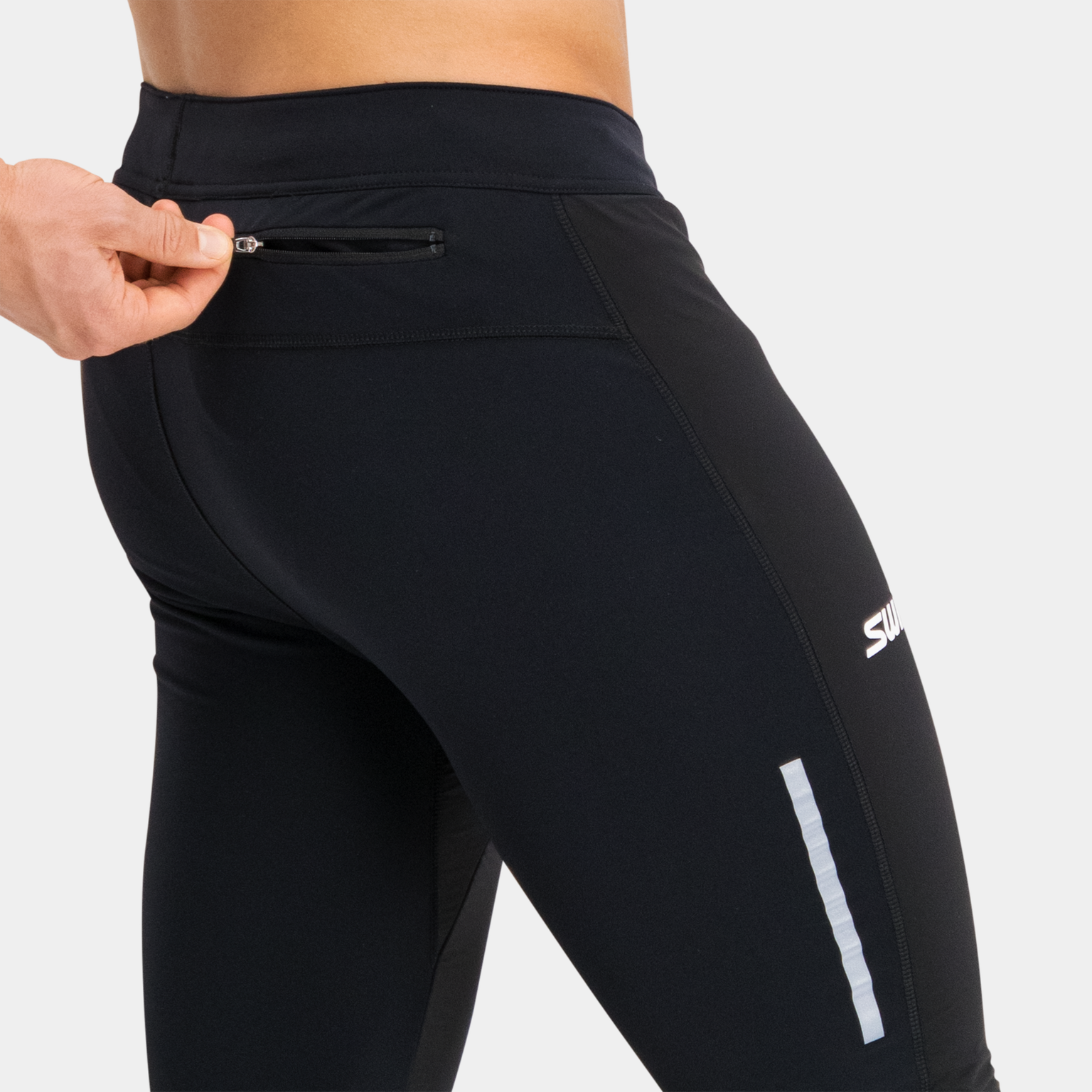 Focus Wind Tights M 24/25, treningstights, herre - Svart
