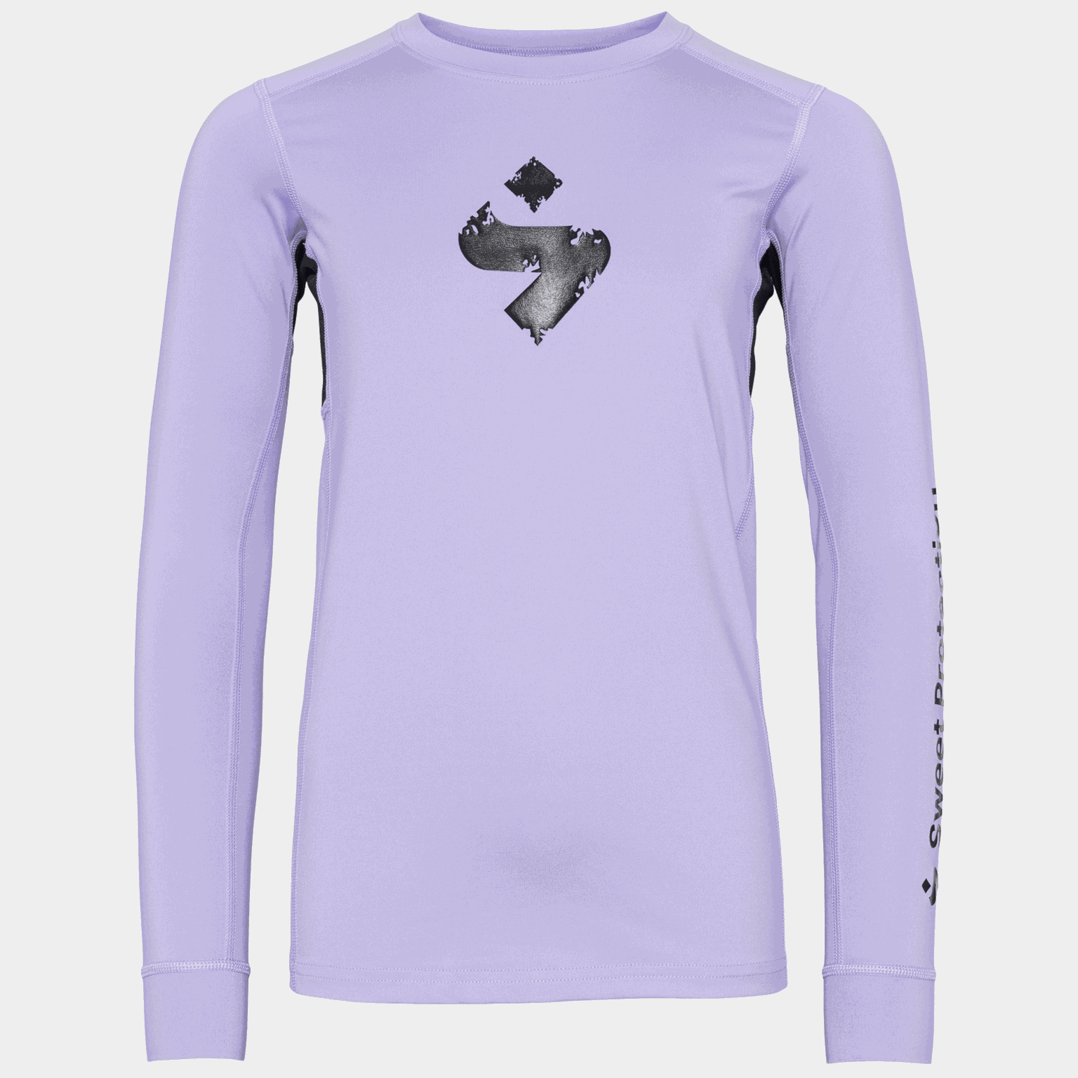 Hunter LS JR 24 wielershirt met lange mouwen, juniormaat – zwart