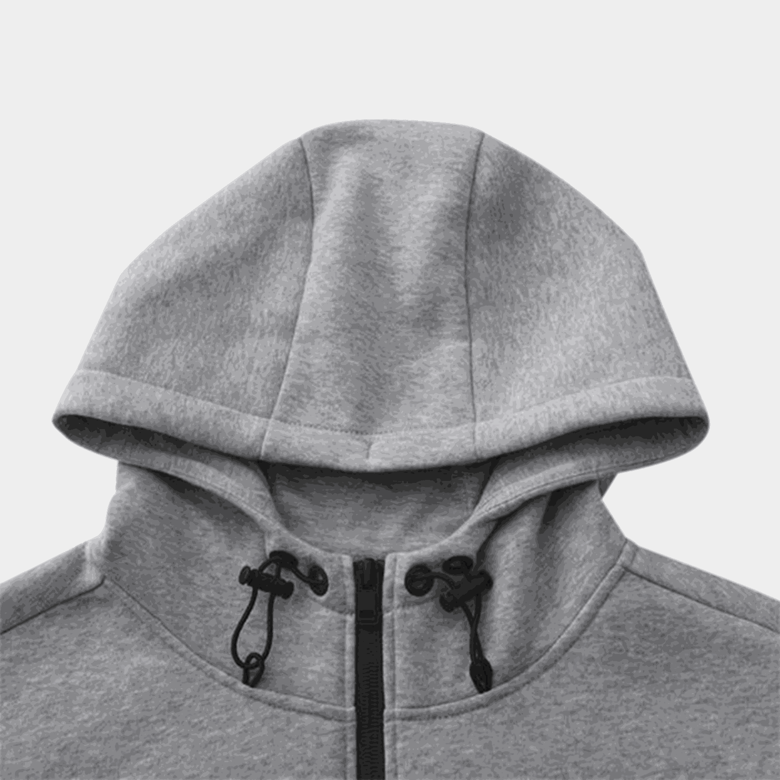 Hoogwaardige sweater met ritssluiting, herenjas met capuchon