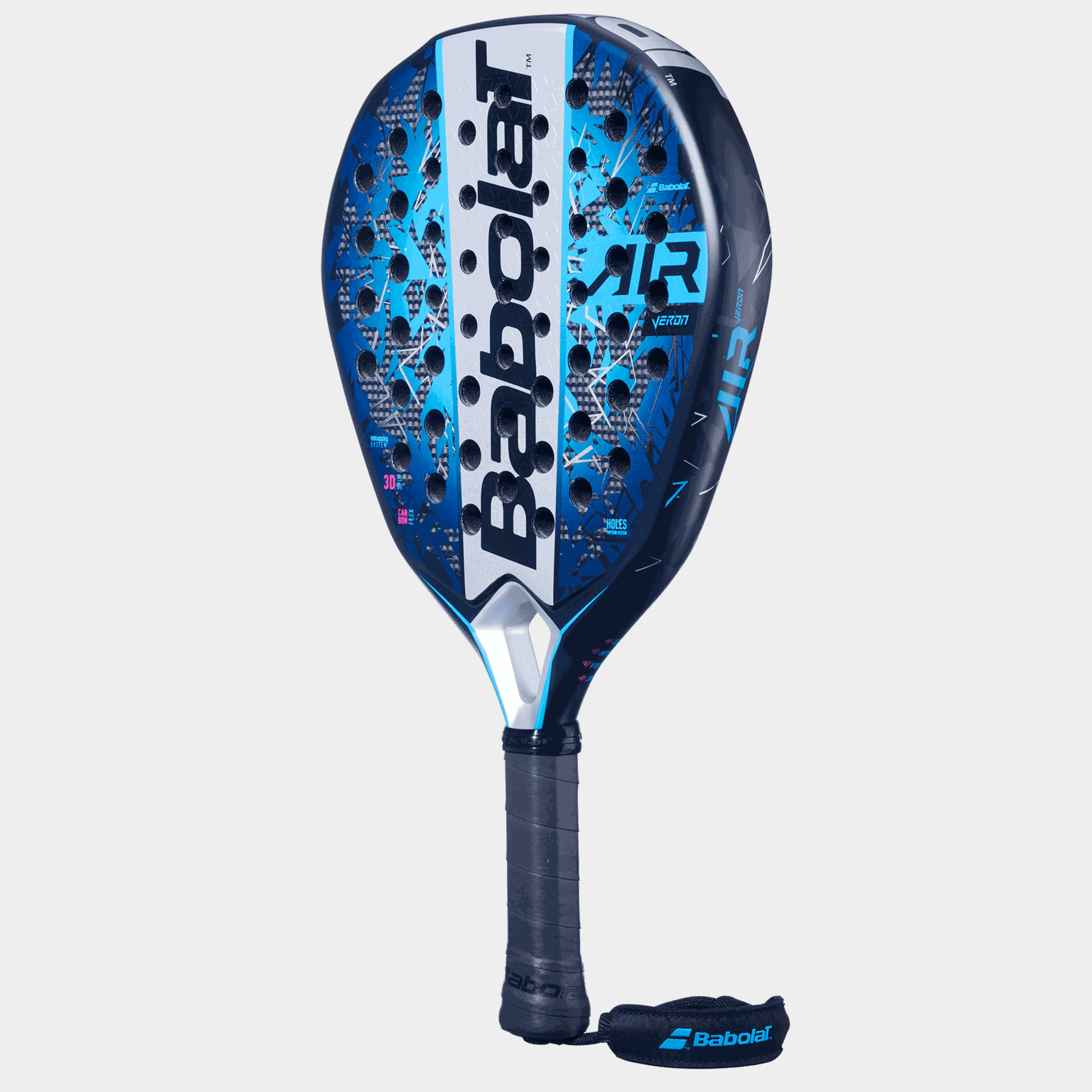 Veron Air 2025, Unisex Padelracket voor gevorderde spelers – Zwart