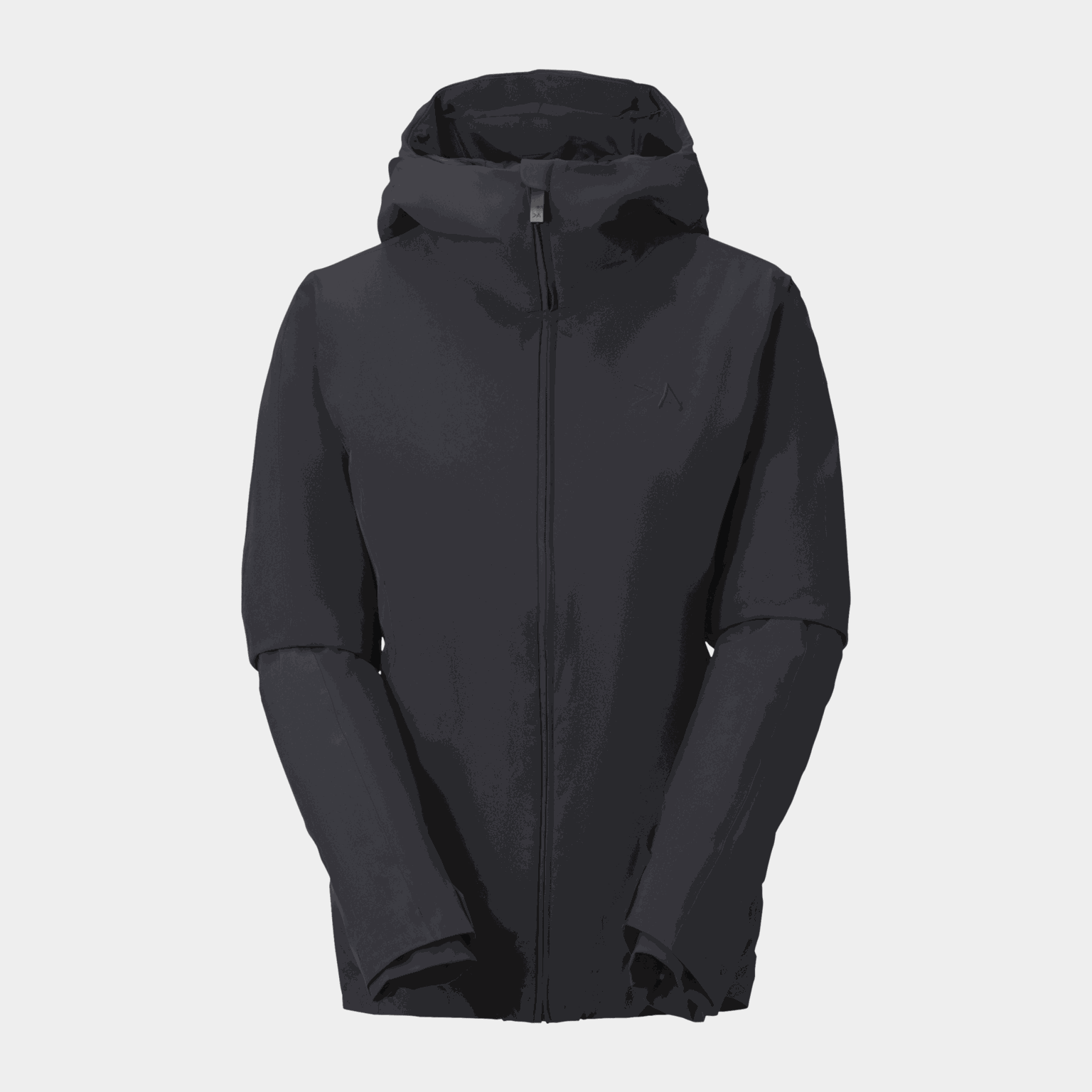Jaqueta feminina Curve elástica, ideal para esqui e snowboard - preta