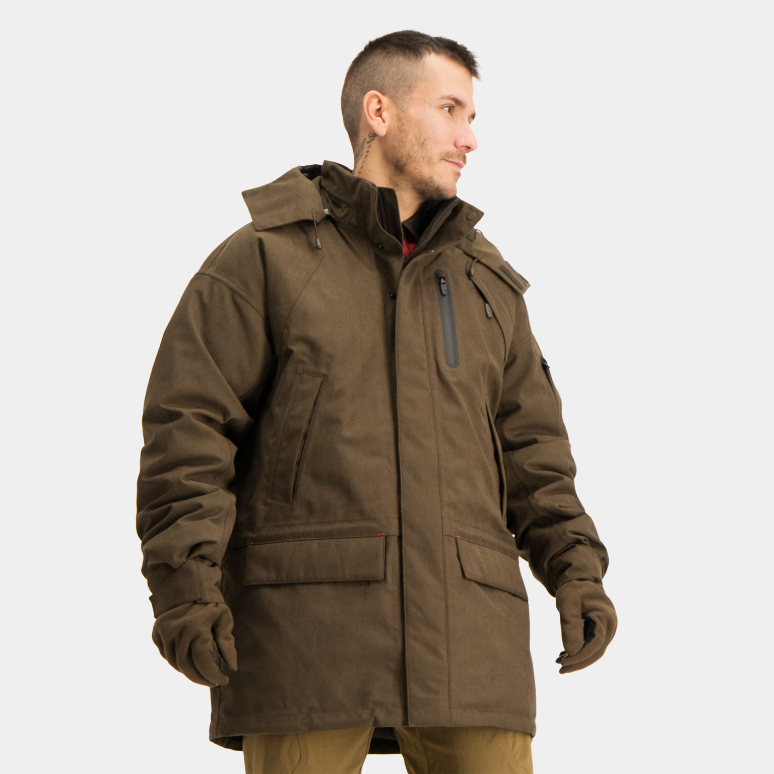 Veste de chasse isolée Driven Hunt HWS pour homme – Verte