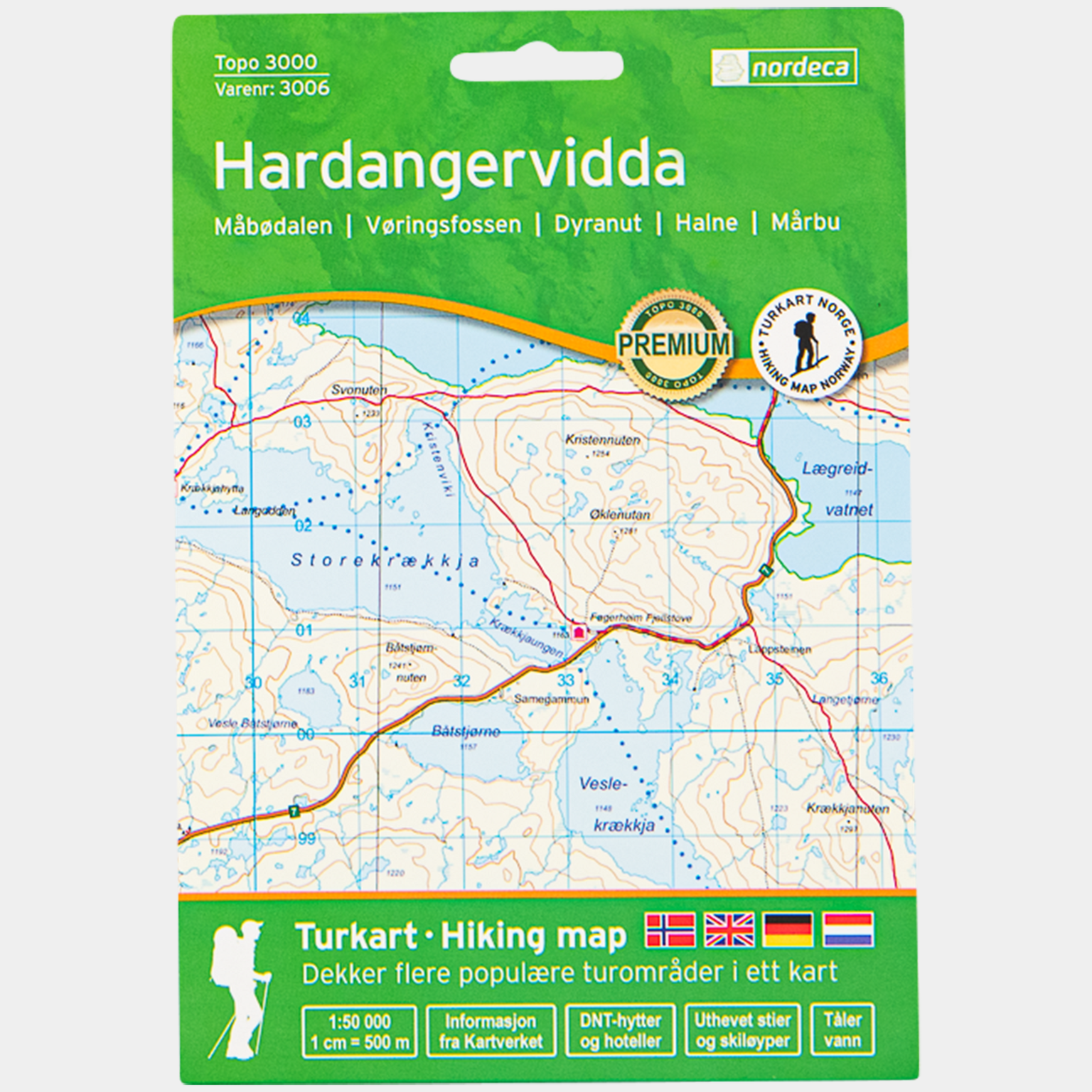  Hardangervidda 1:50 000 -