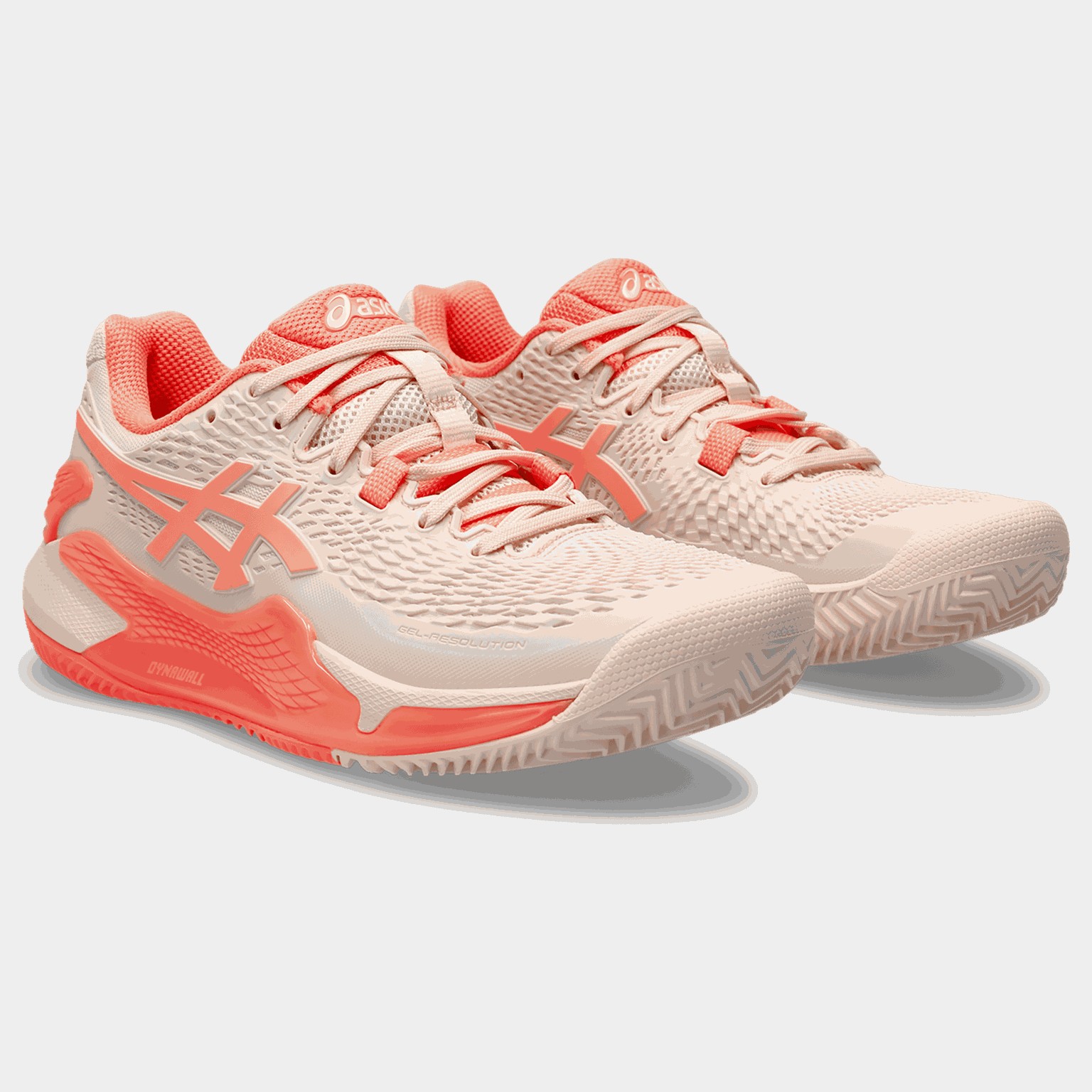 Gel-Resolution 9 Clay, tennissko, dame - Rosa