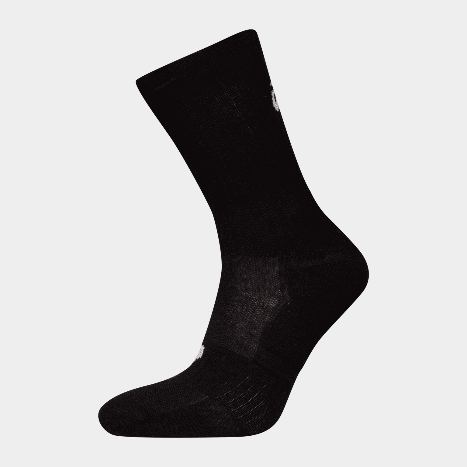  3PPK Crew sokken, katoen, unisex – zwart