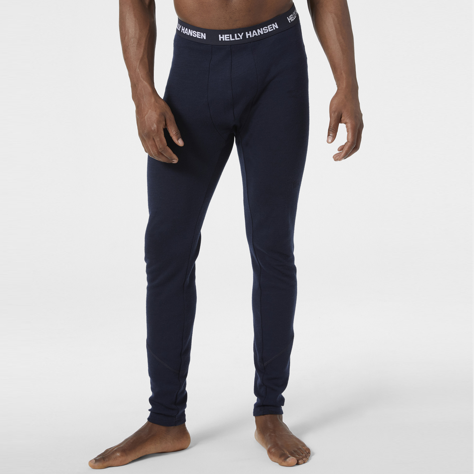 Lifa Herenbroek van middelzware merinowol - Donkerblauw
