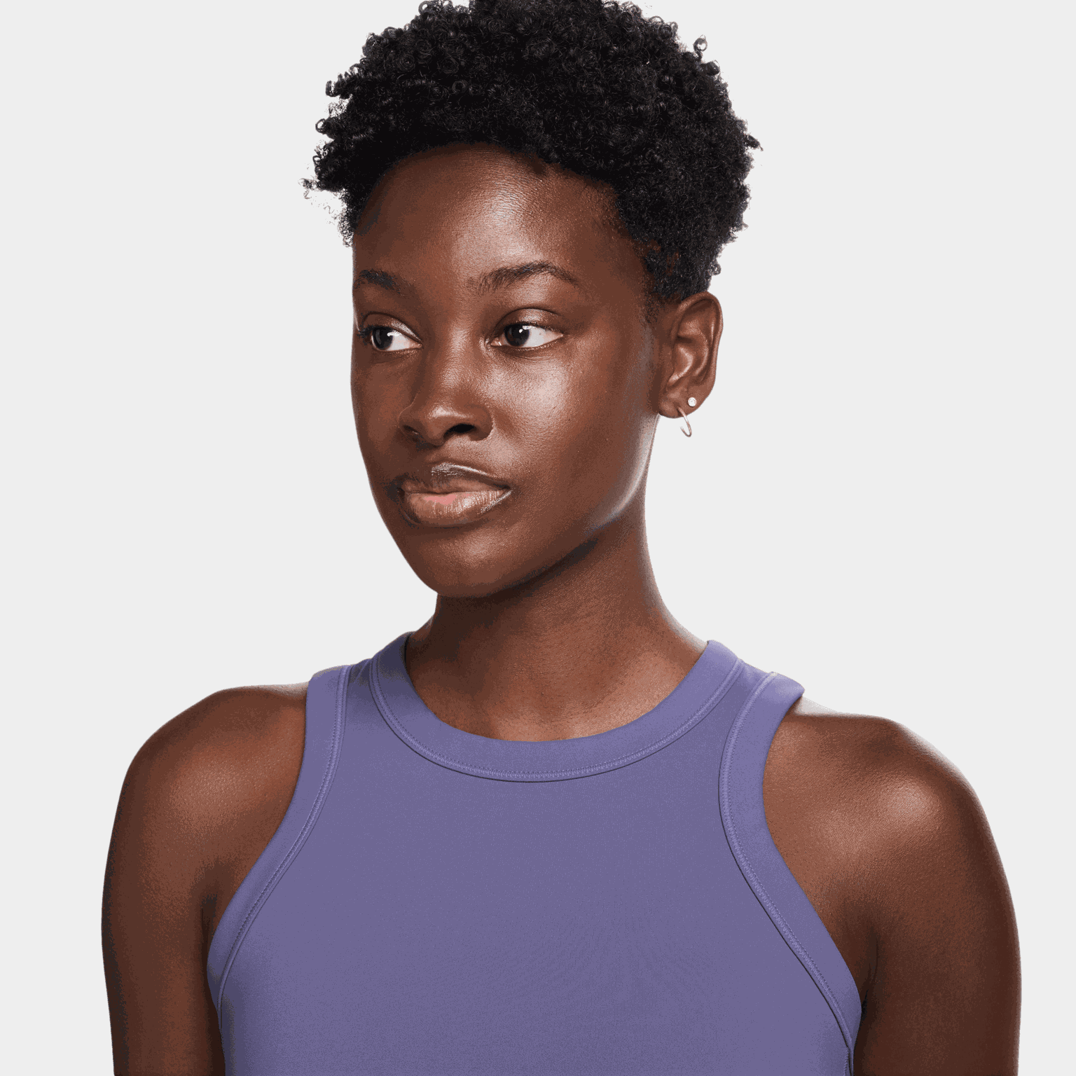  Débardeur court Dri-FIT coupe ajustée, débardeur femme - Violet