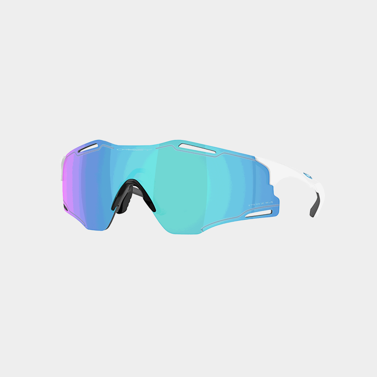  Okulary przeciwsłoneczne sportowe CYBR Zero Prizm™ Gloss White
