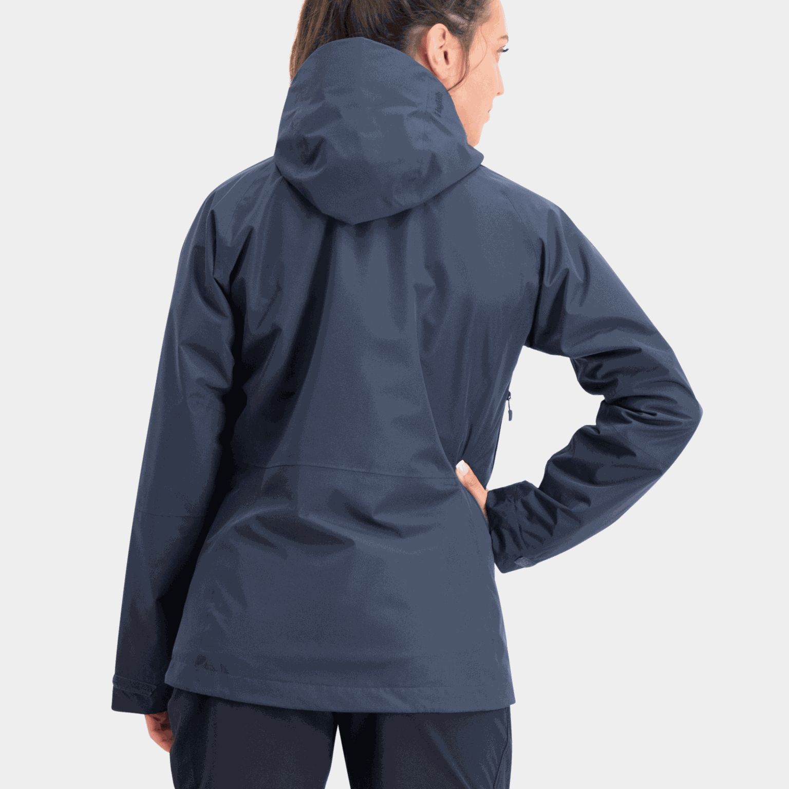 Jaqueta Zed, jaqueta feminina impermeável - azul