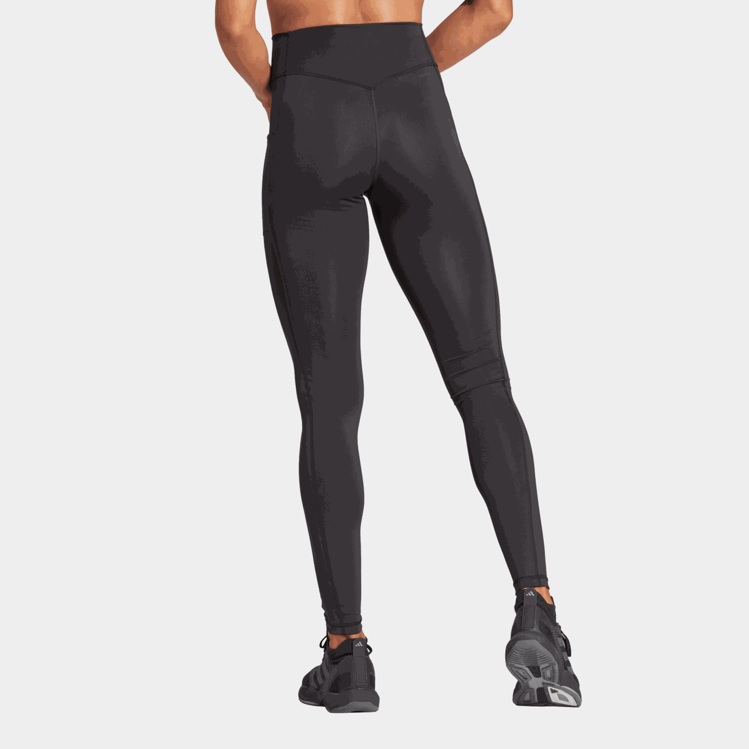  Leginsy sportowe damskie Optime Long, czarne