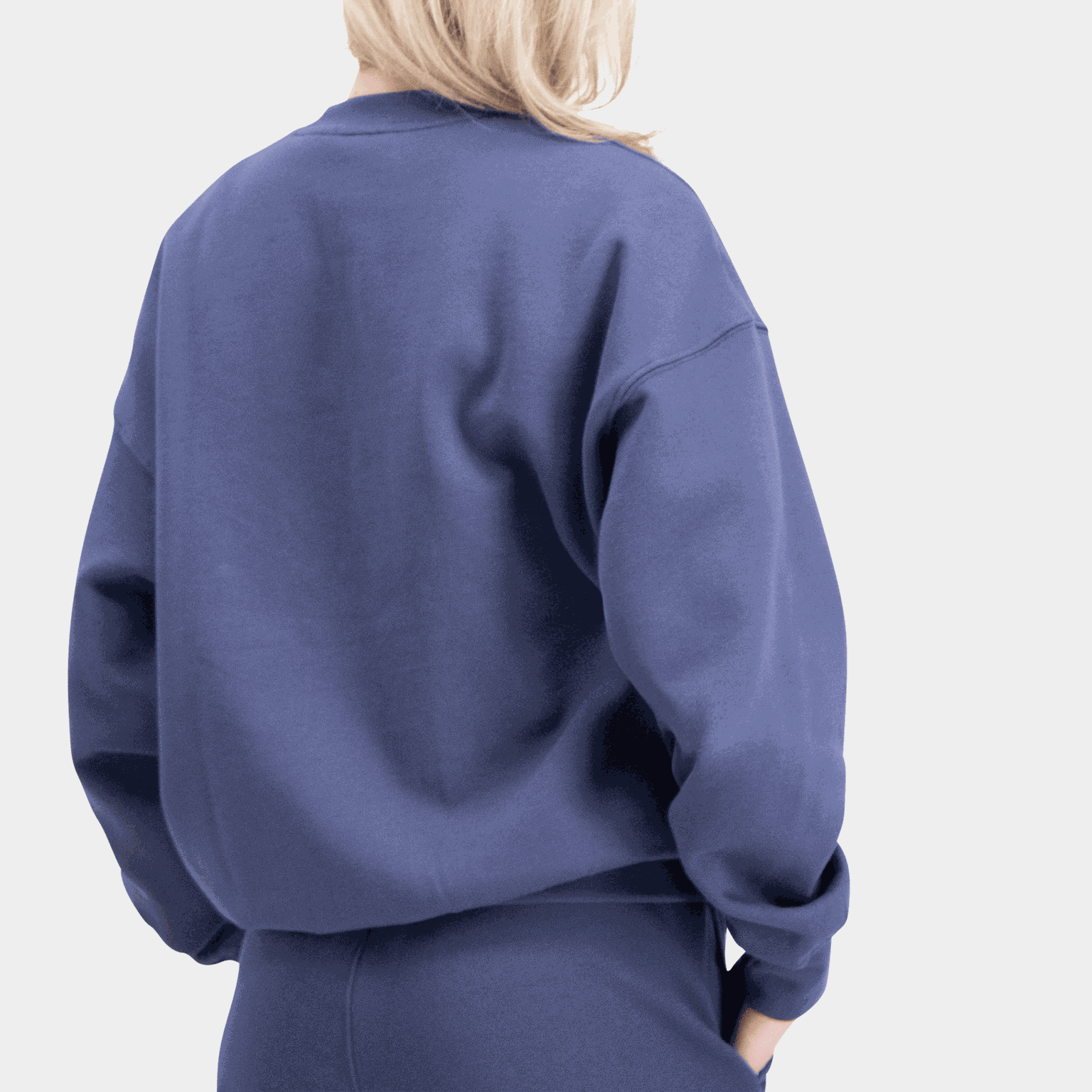 Női oversized pulóver a Studio-tól - kék