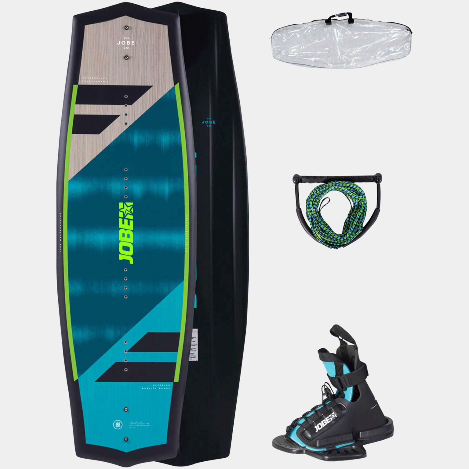  Conjunto de wakeboard Jobe Jinx 128, wakeboard - azul
