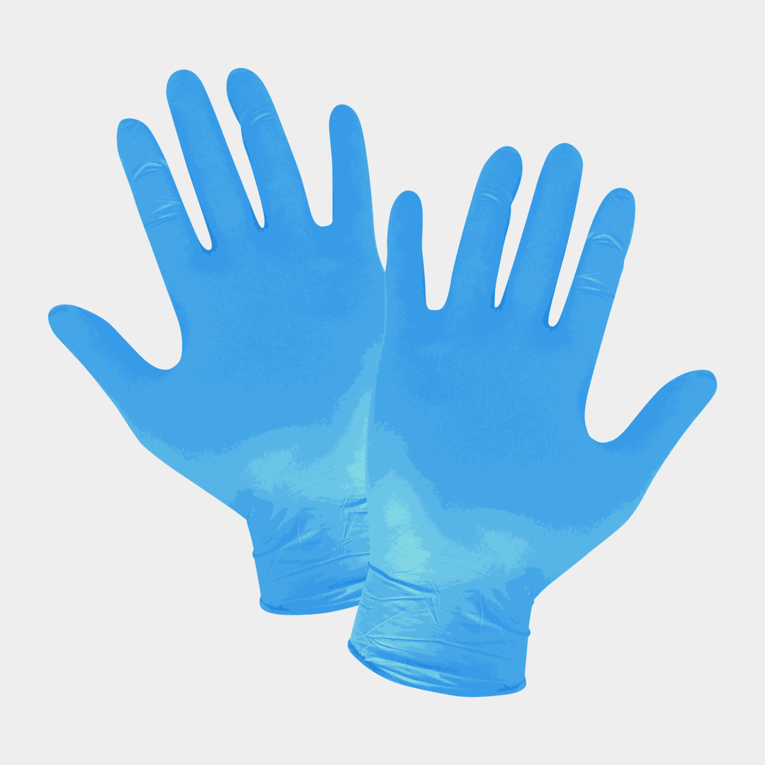 Gants en nitrile, 50 paires, gants jetables, nitrile – bleus