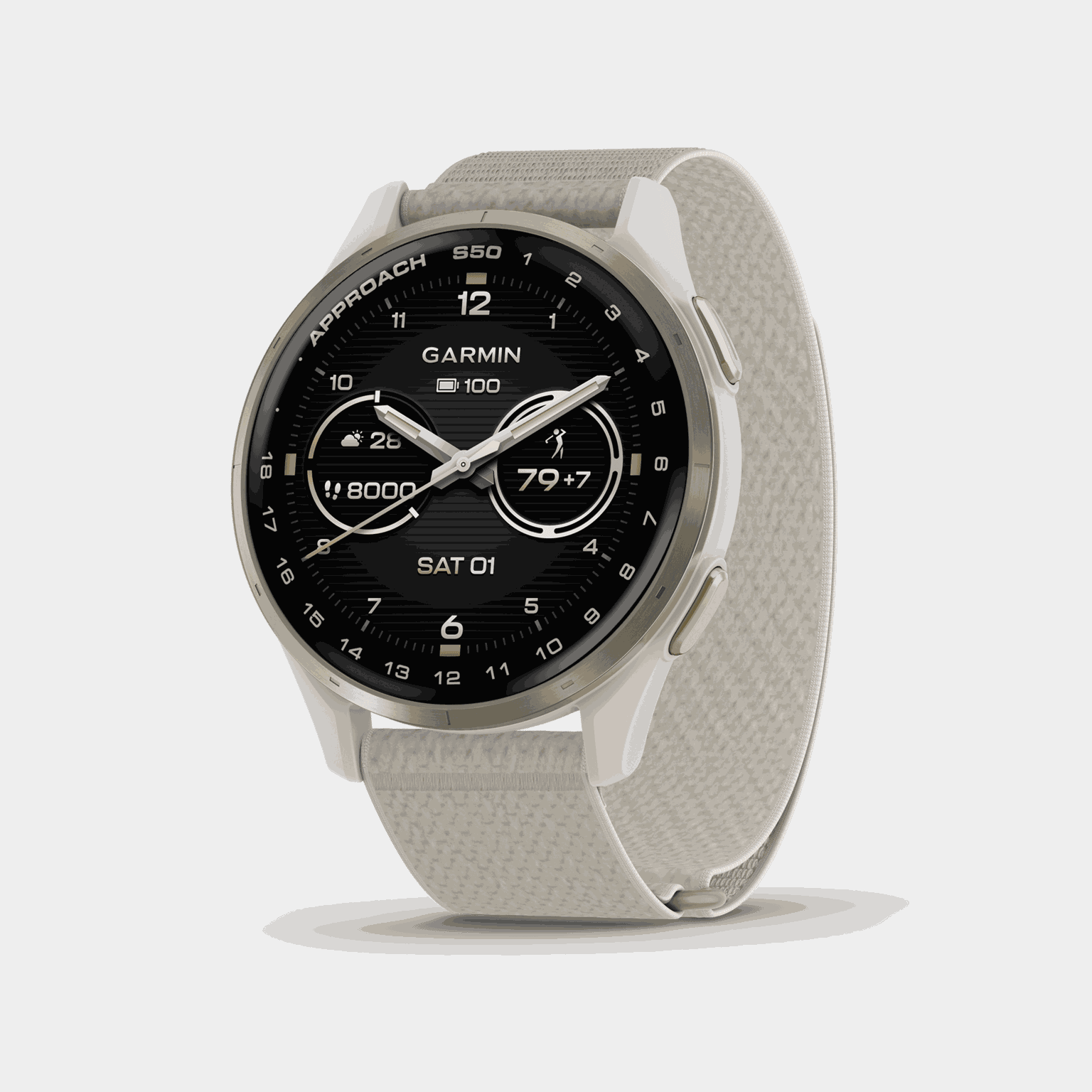 Approach S50, 43 mm, Golf-GPS, Golfuhren