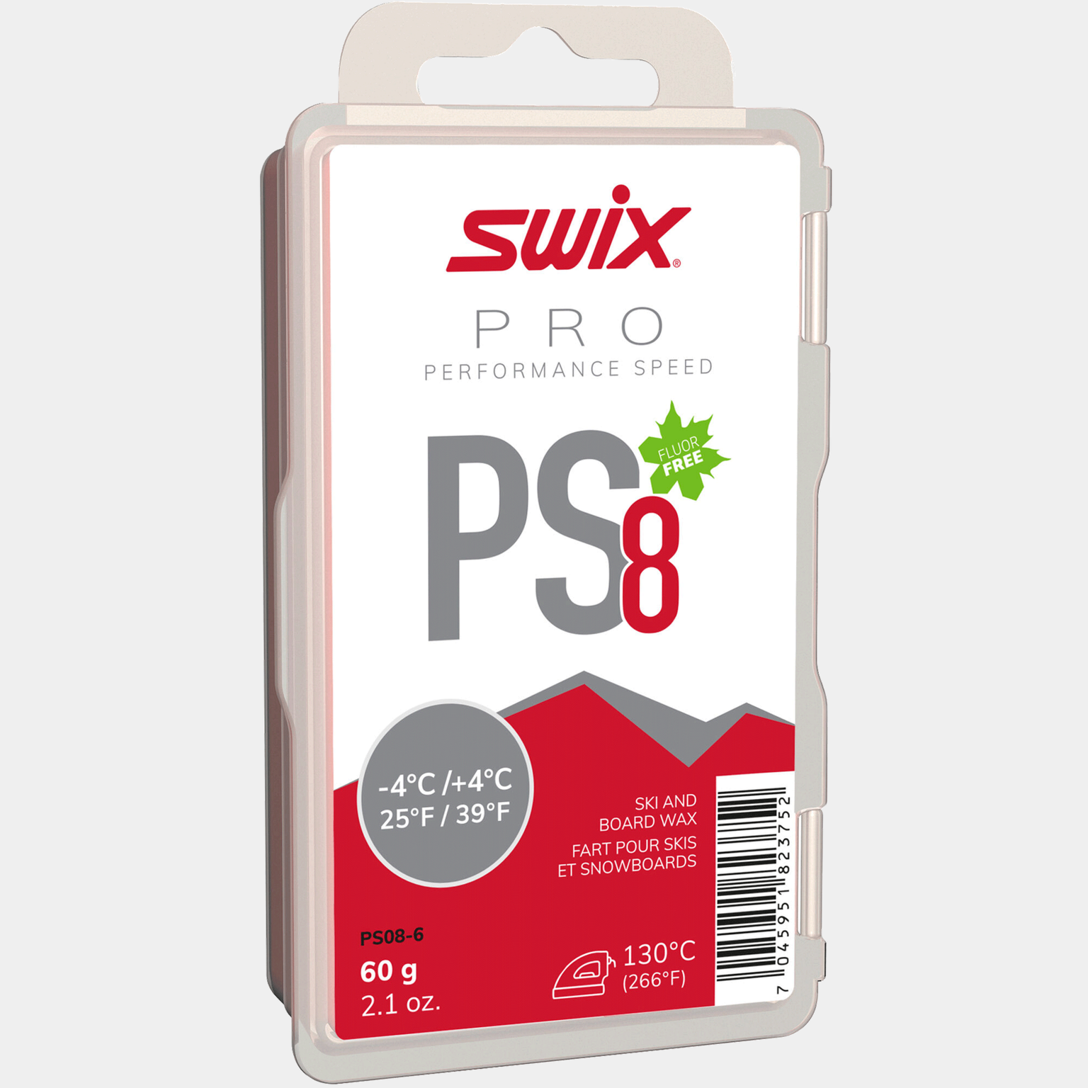  Planador vermelho PS8, -4°C/+4°C, 60 g 24/25, -4°C/+4°C, 60 g 23/24 Planador -