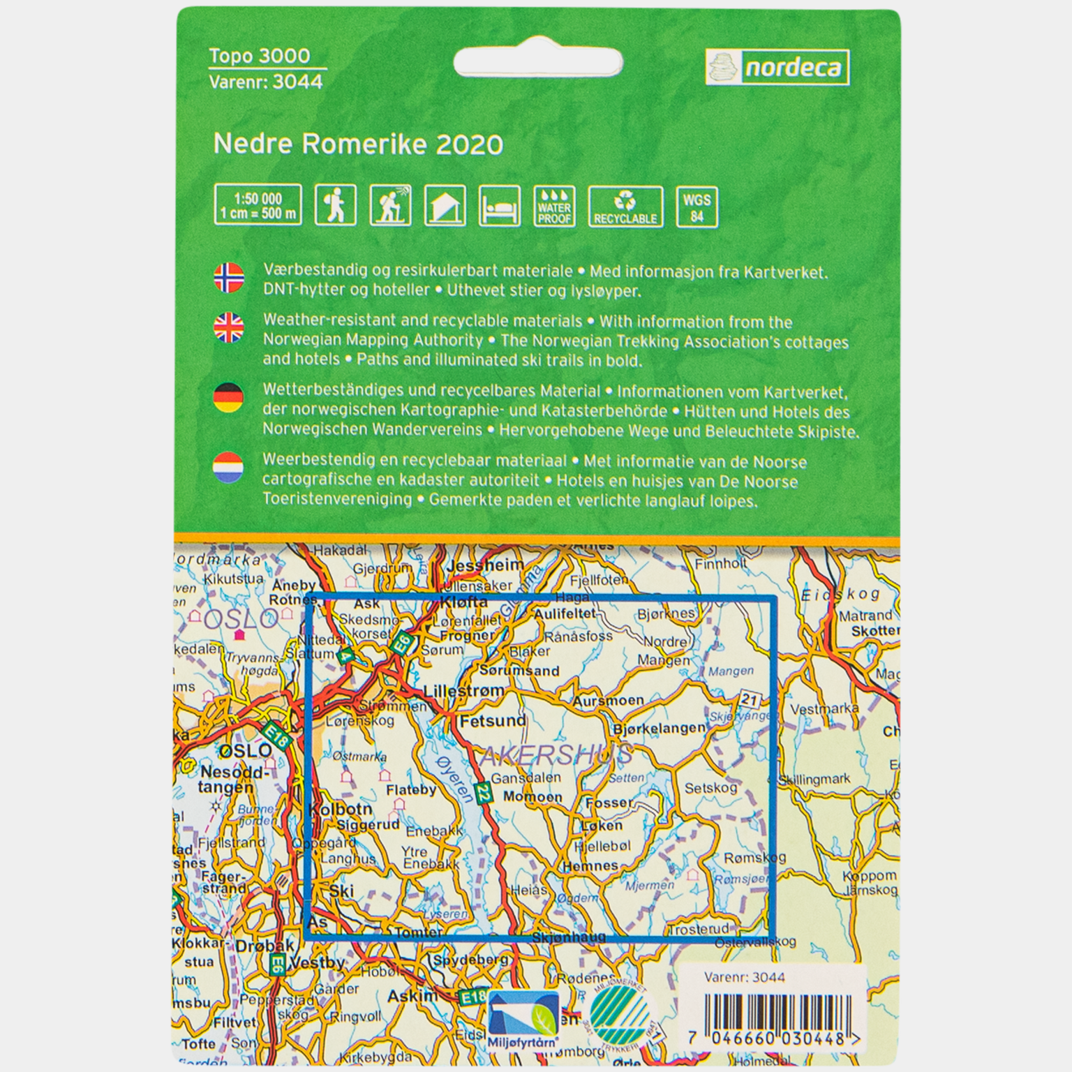  Dolny Romerike 1:50 000 -