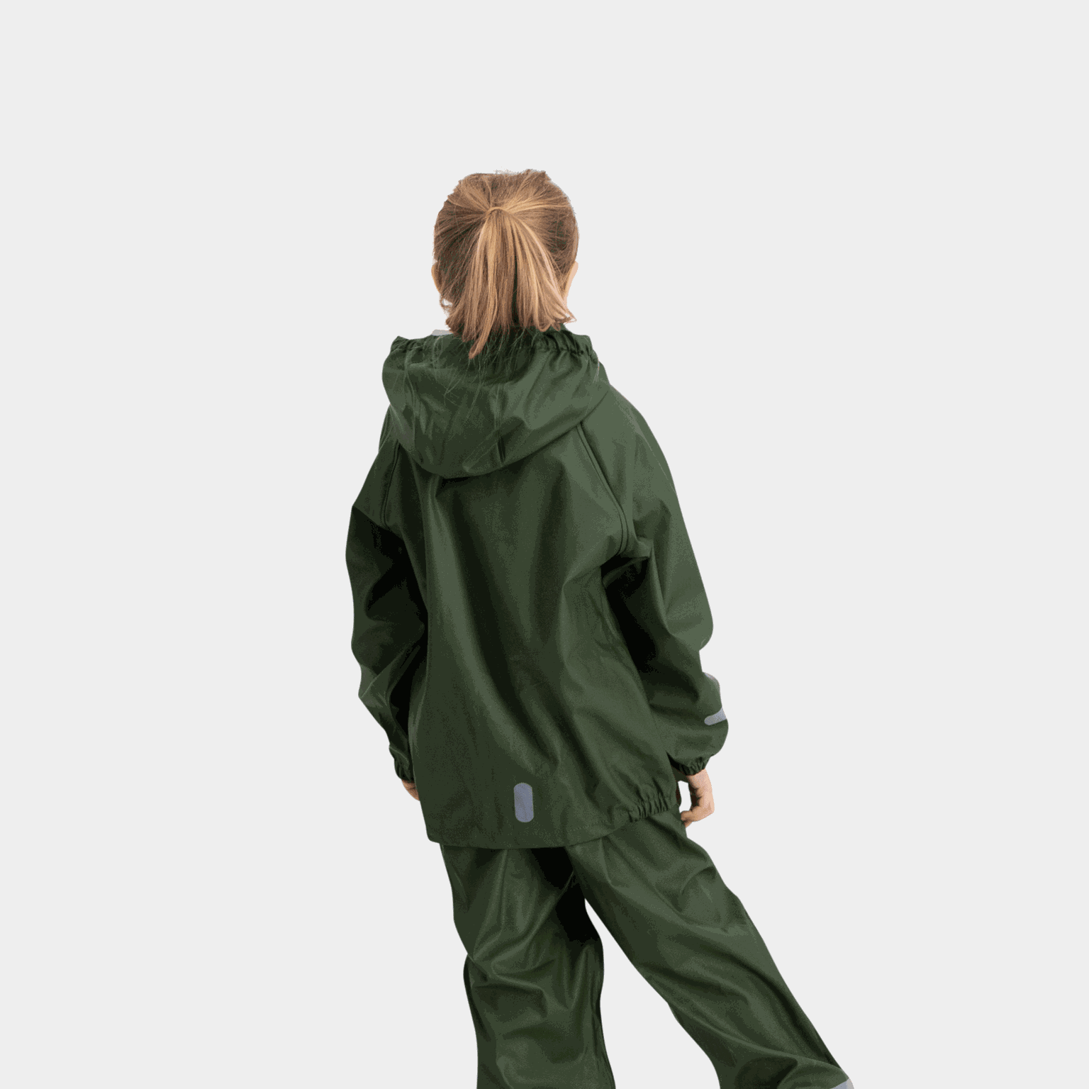  Veste Arva, imperméable pour enfant - Verte