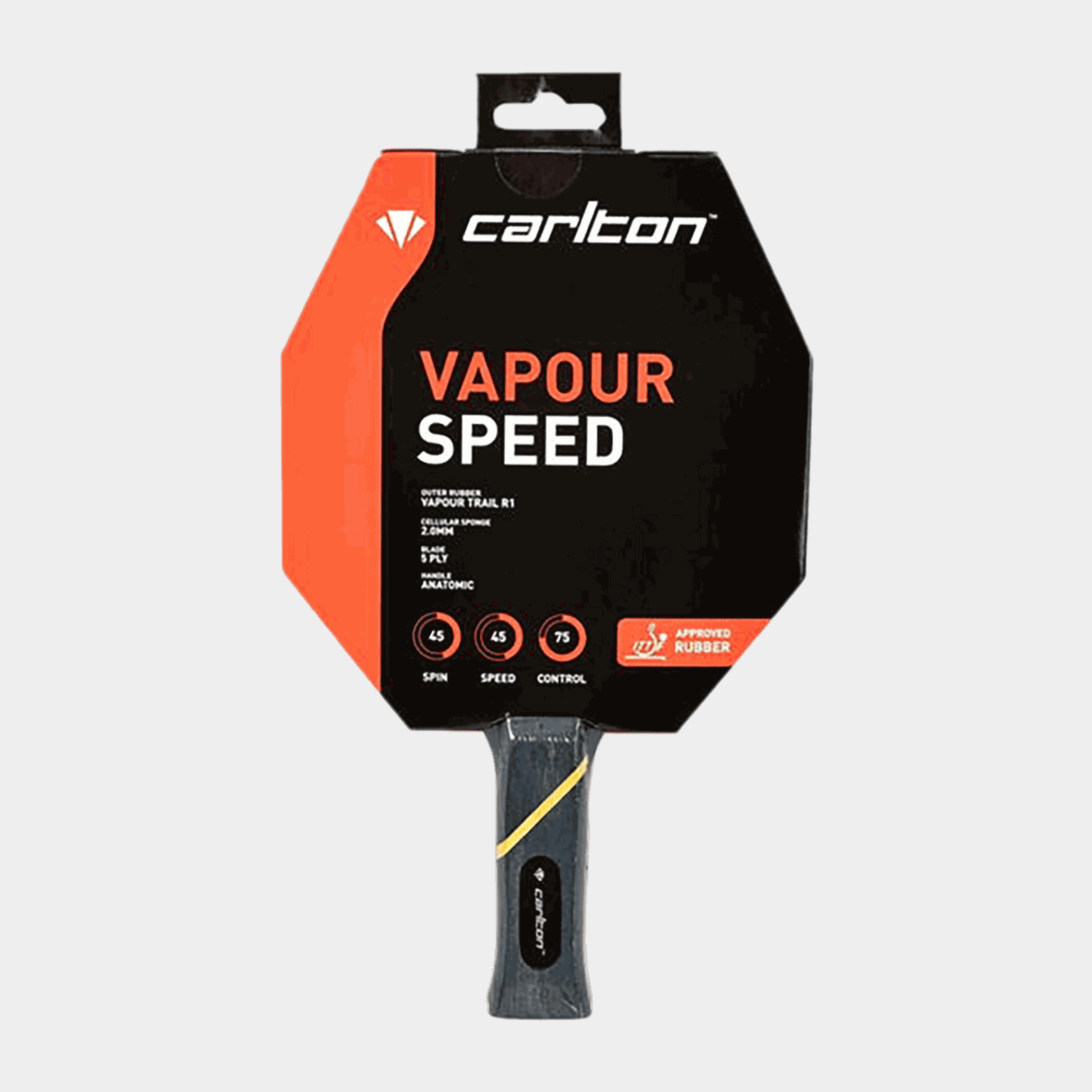 Vapour Trail R1 Bat, bordtennisracket, unisex - Rød