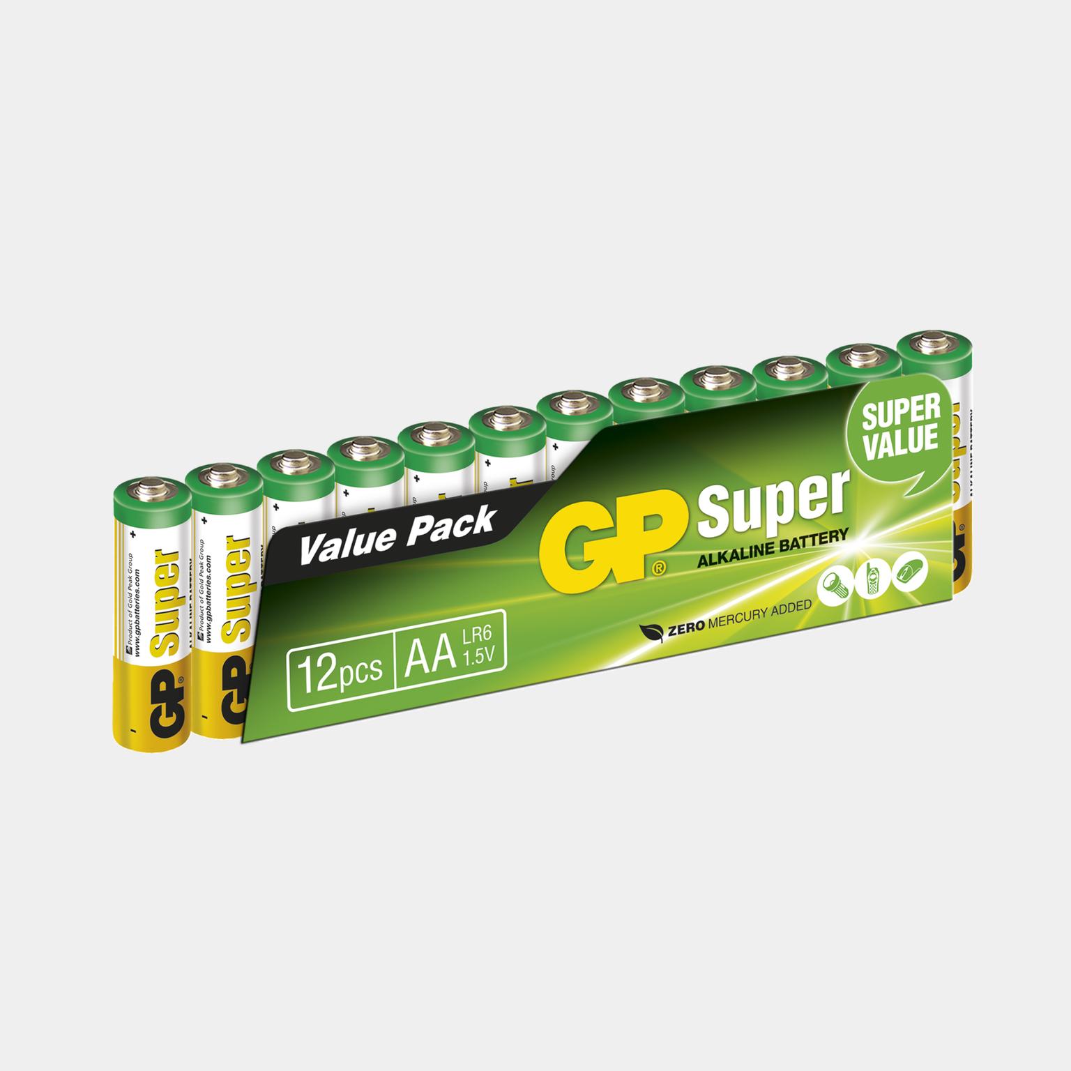  Baterie alkaliczne AA, opakowanie 12 sztuk