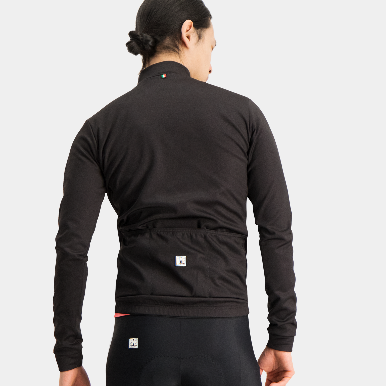  Colore LS 25 thermoshirt, unisex fietsshirt - zwart