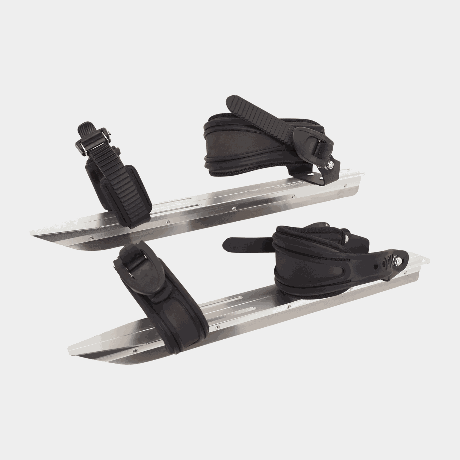 Nordic Ice Skate with Binding 24/25, turskøyter+ bindinger, unisex - Sølv
