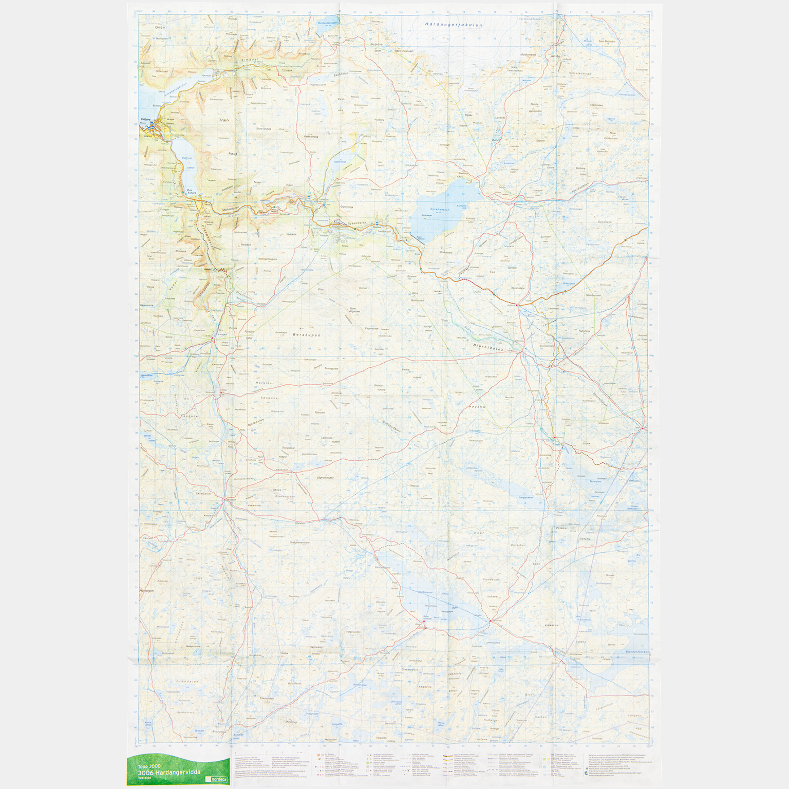  Hardangervidda 1:50 000 -
